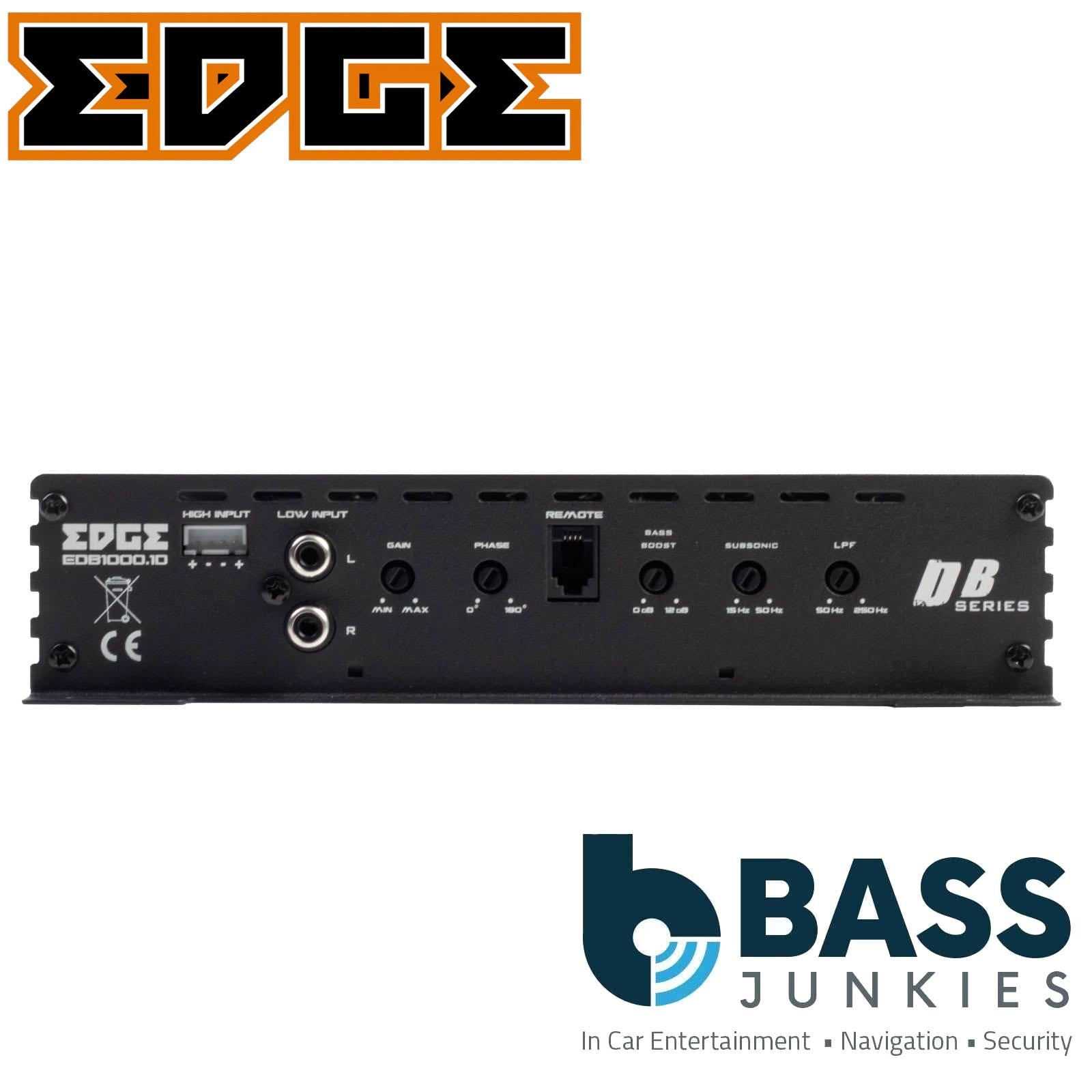 EDGE EDB1000.1D-E4 - 1000W RMS 2000 Watts Monoblock Car Audio Amplifier