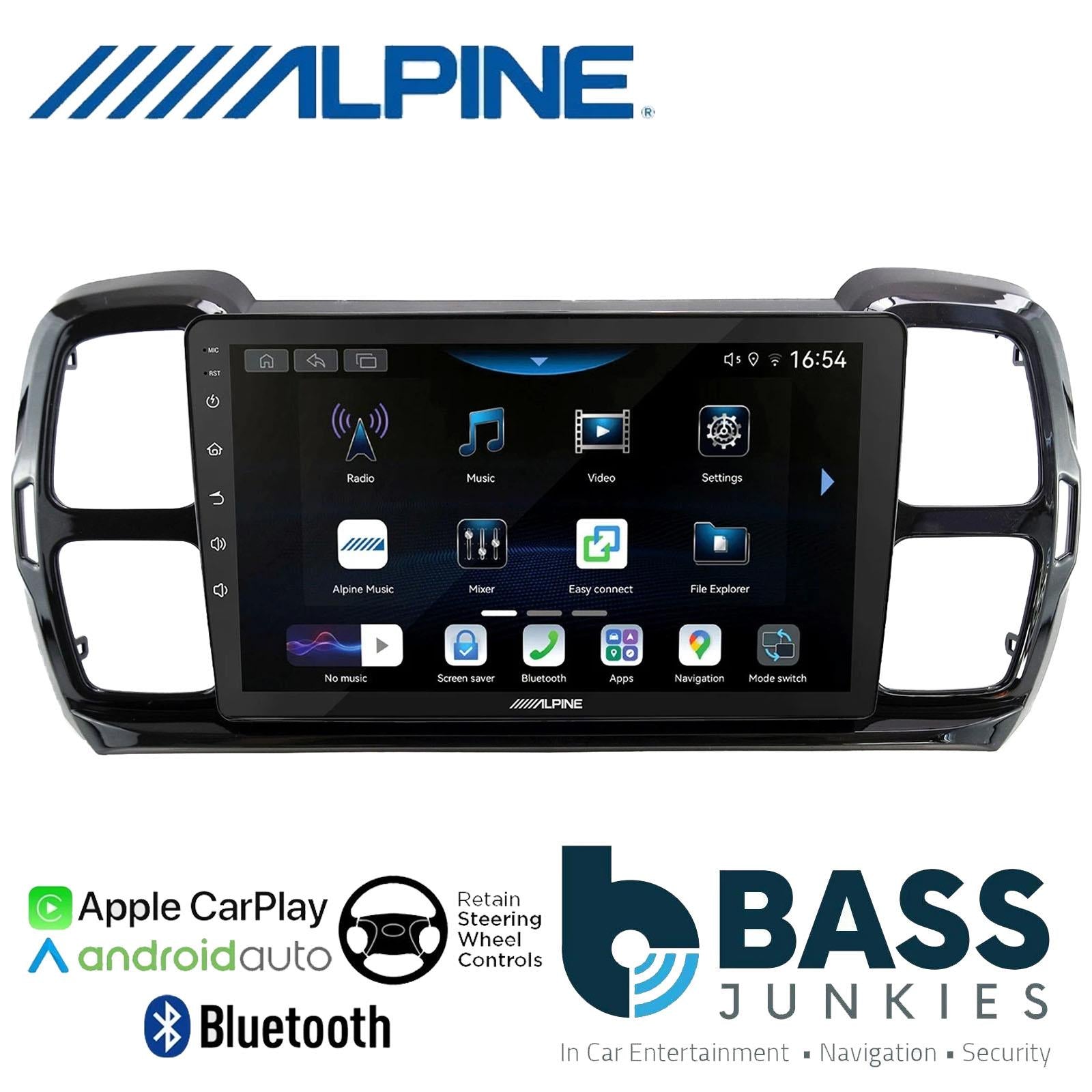 Alpine 9" CarPlay Android Car Stereo Kit For Citroen C5 Aircross 2017 Onwards