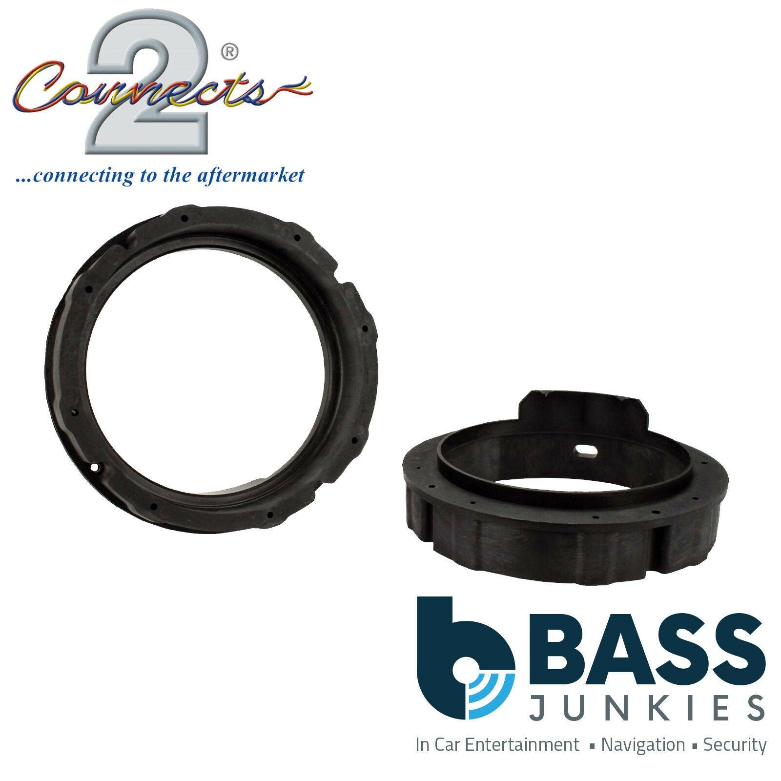 Connects2 CT25ST08 - Seat Altea Ibiza Leon Front & Rear Door Speaker Adapter Brackets