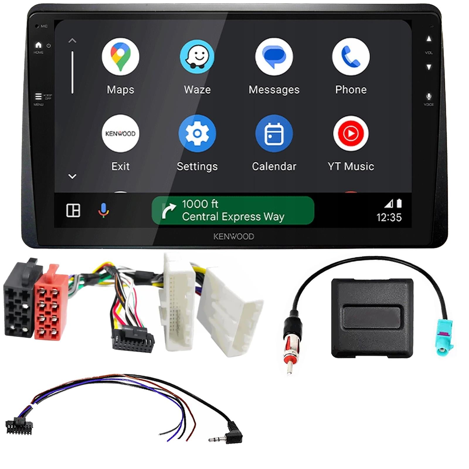 Kenwood 9" CarPlay Android Car Stereo Fascia Kit For Renault Duster 2018 Onwards