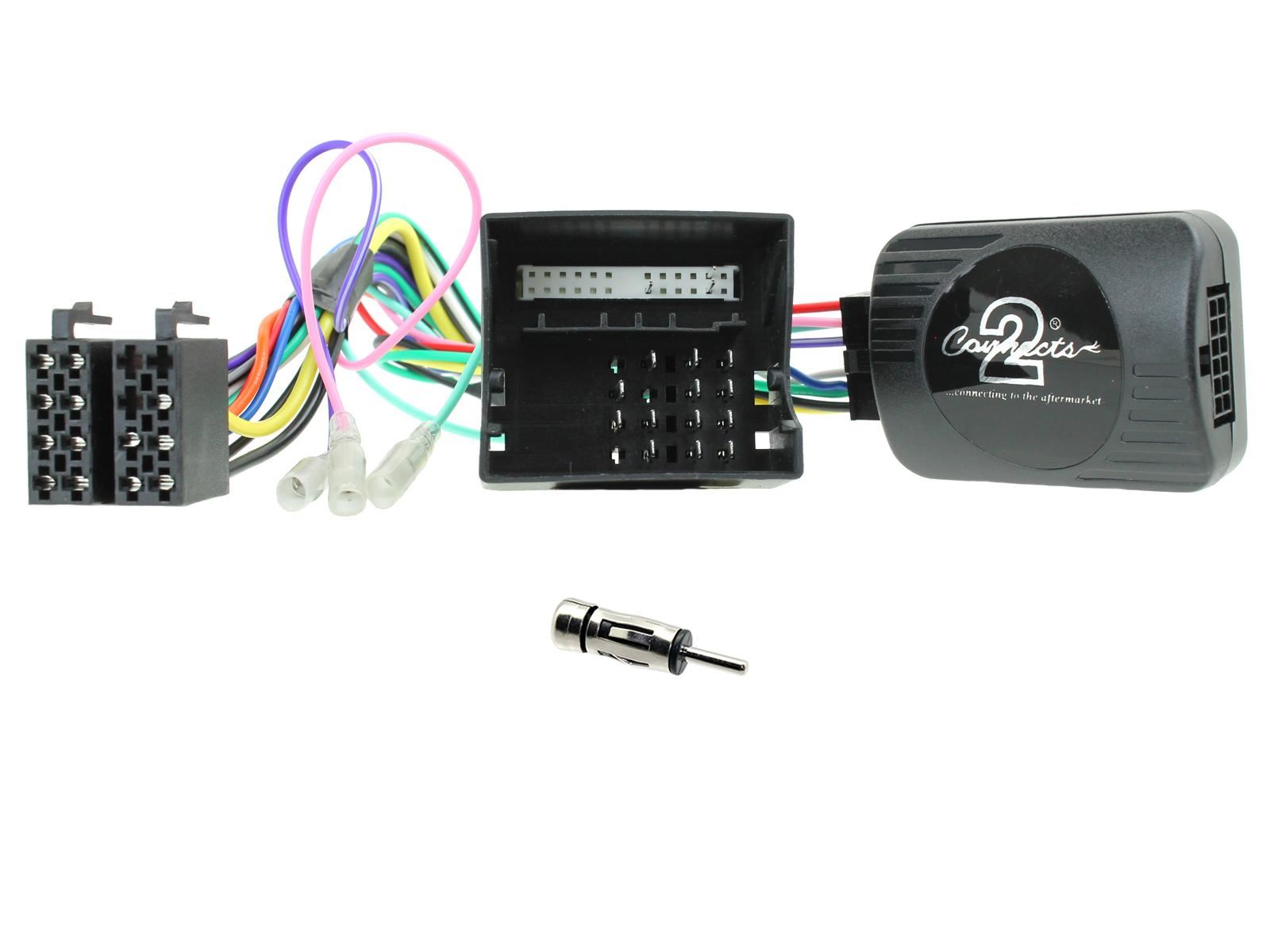 Connects2 CTSFO003.2AA Ford C-Max Fiesta Focus Fusion Galaxy Mondeo S-Max Transit Kuga Transit-Connect Car Stereo Radio Steering Wheel Interface Stalk Control
