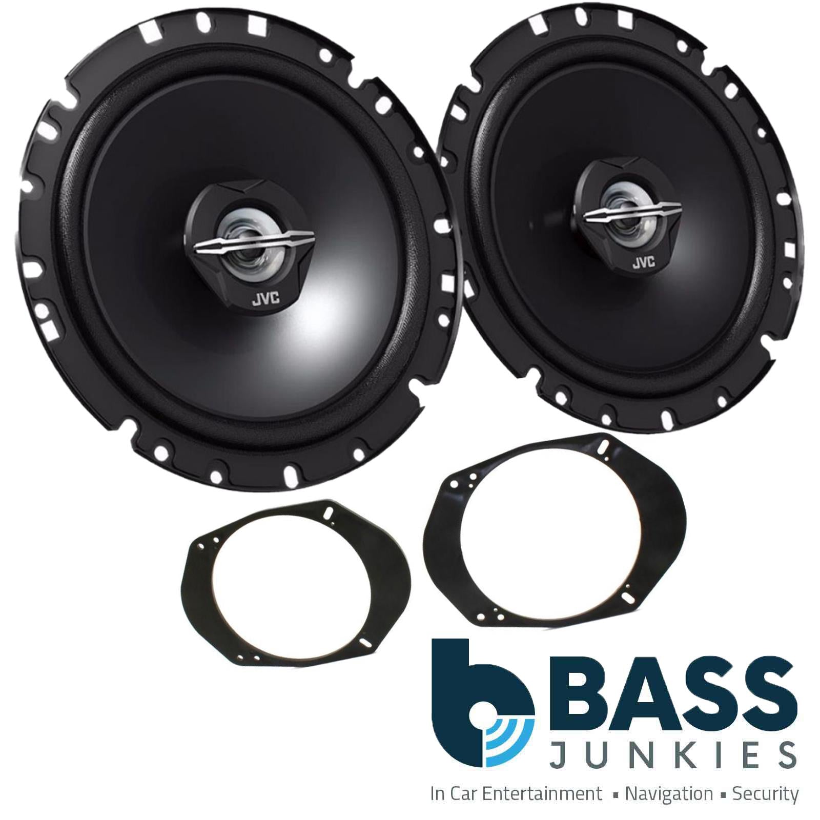 Ford KA 1996-2014 JVC 17cm 6.5 Inch 600 Watts 2 Way Rear Door Car Speakers