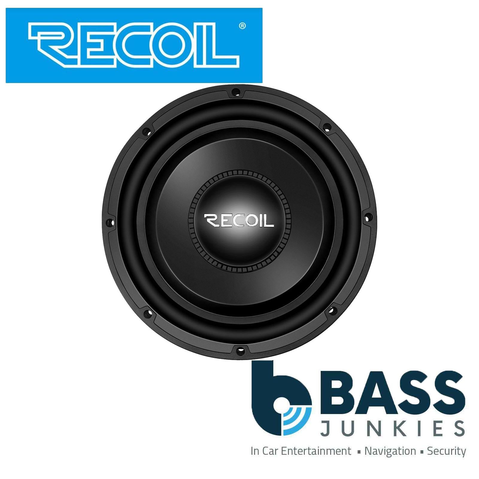 Recoil SXS12D2 - 800 Watts 12" Ultra Slim Shallow Dual 2 Ohm Car Sub Subwoofer