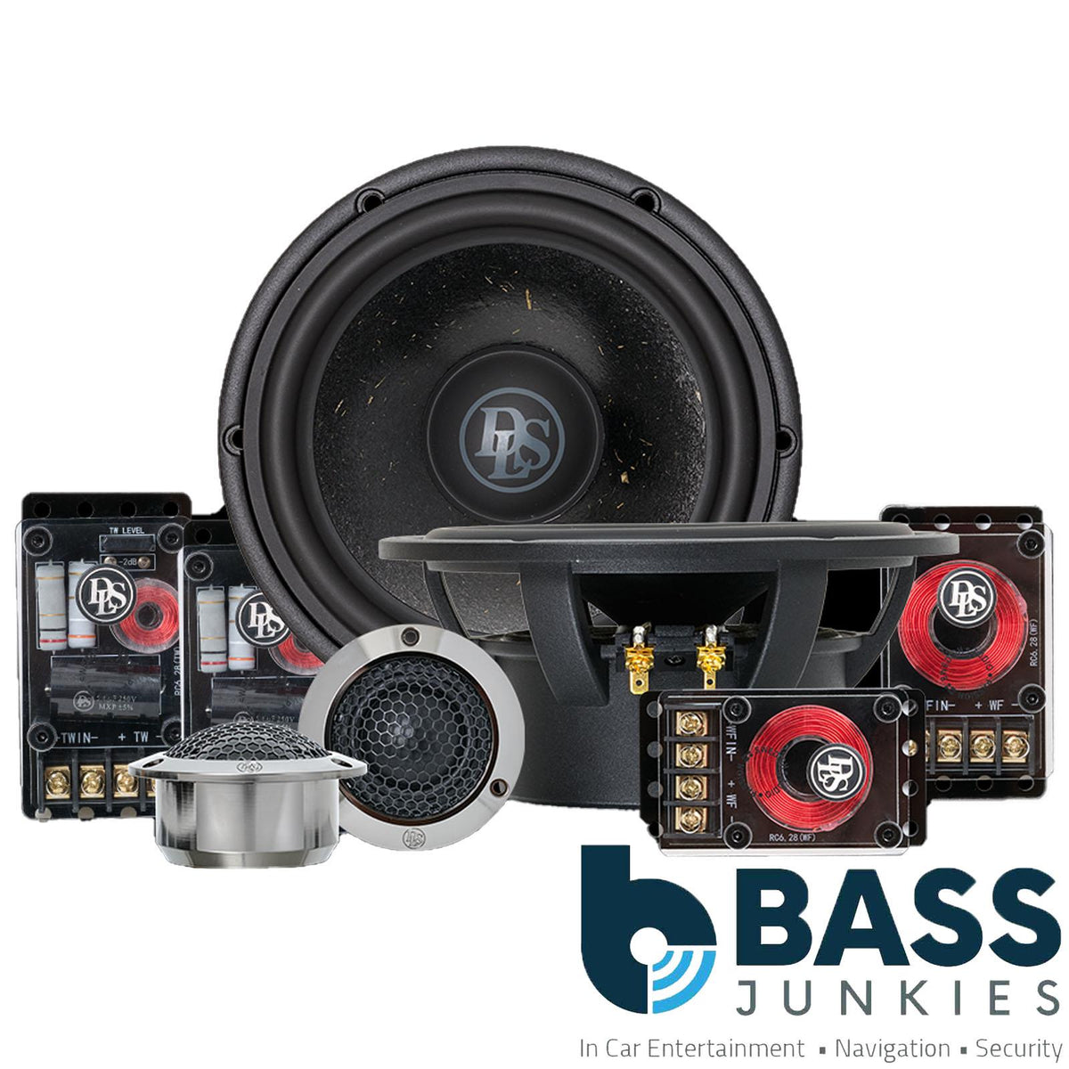DLS Reference RC6.28 6.5" 500 Watts 2-Way Component Car Speaker Kit
