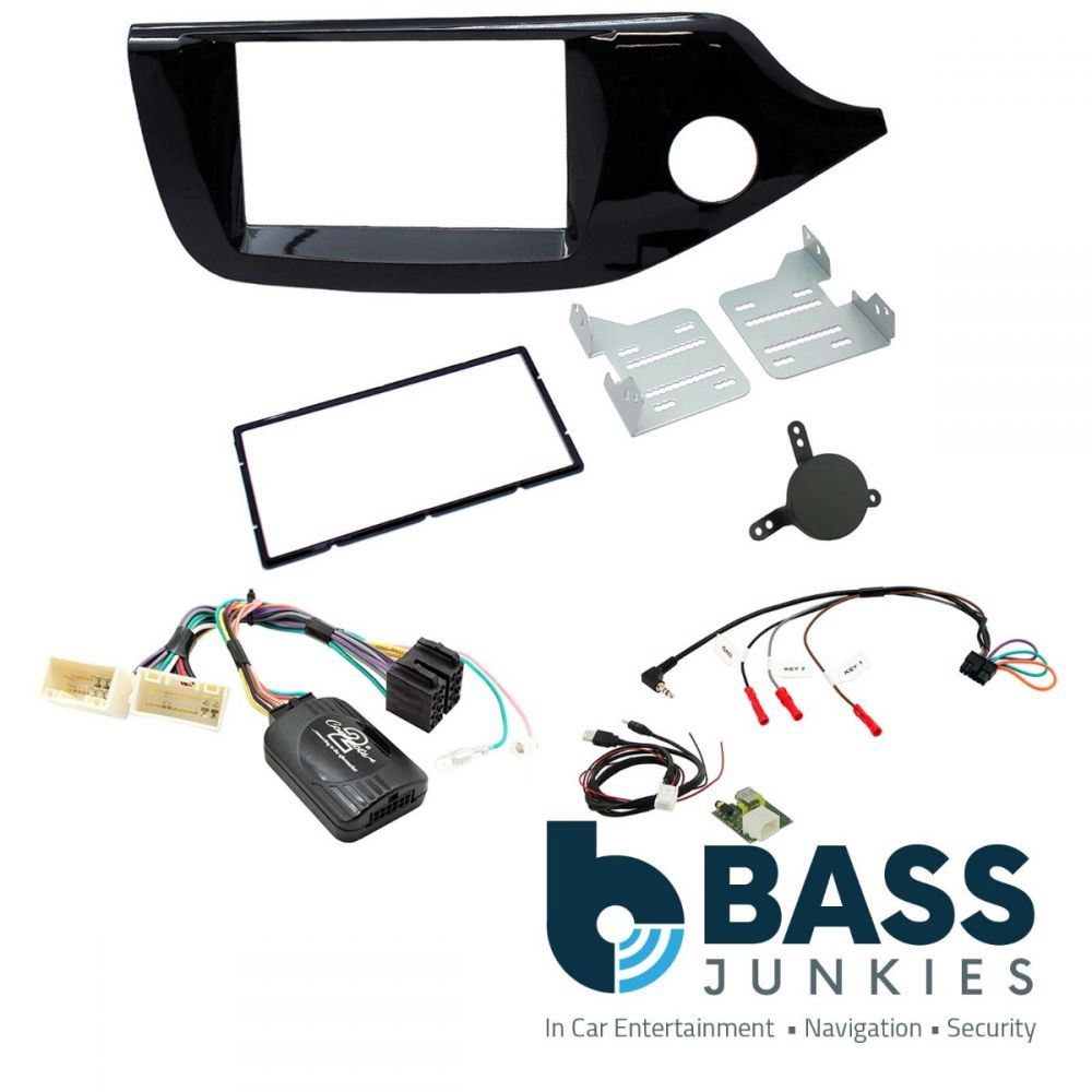 Connects2 CTKKI27 Kia Cee'd Pro Cee'd Double Din Car Fascia Steering Wheel Interface Fitting Kit