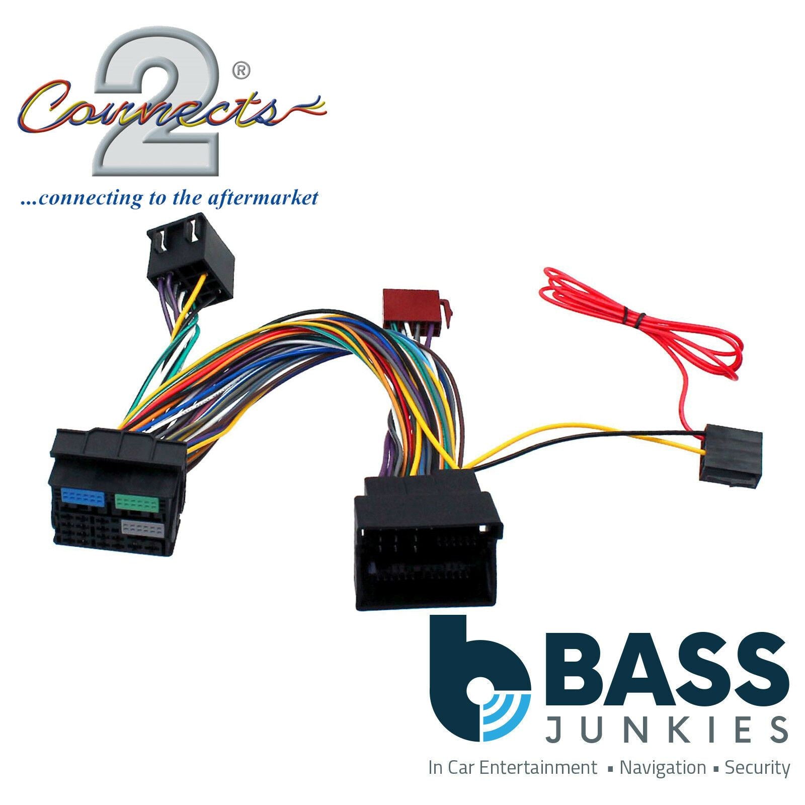 Connects2 CT10ST02 - Seat Toledo Leon Parrot SOT T-Harness Cable Wiring Lead