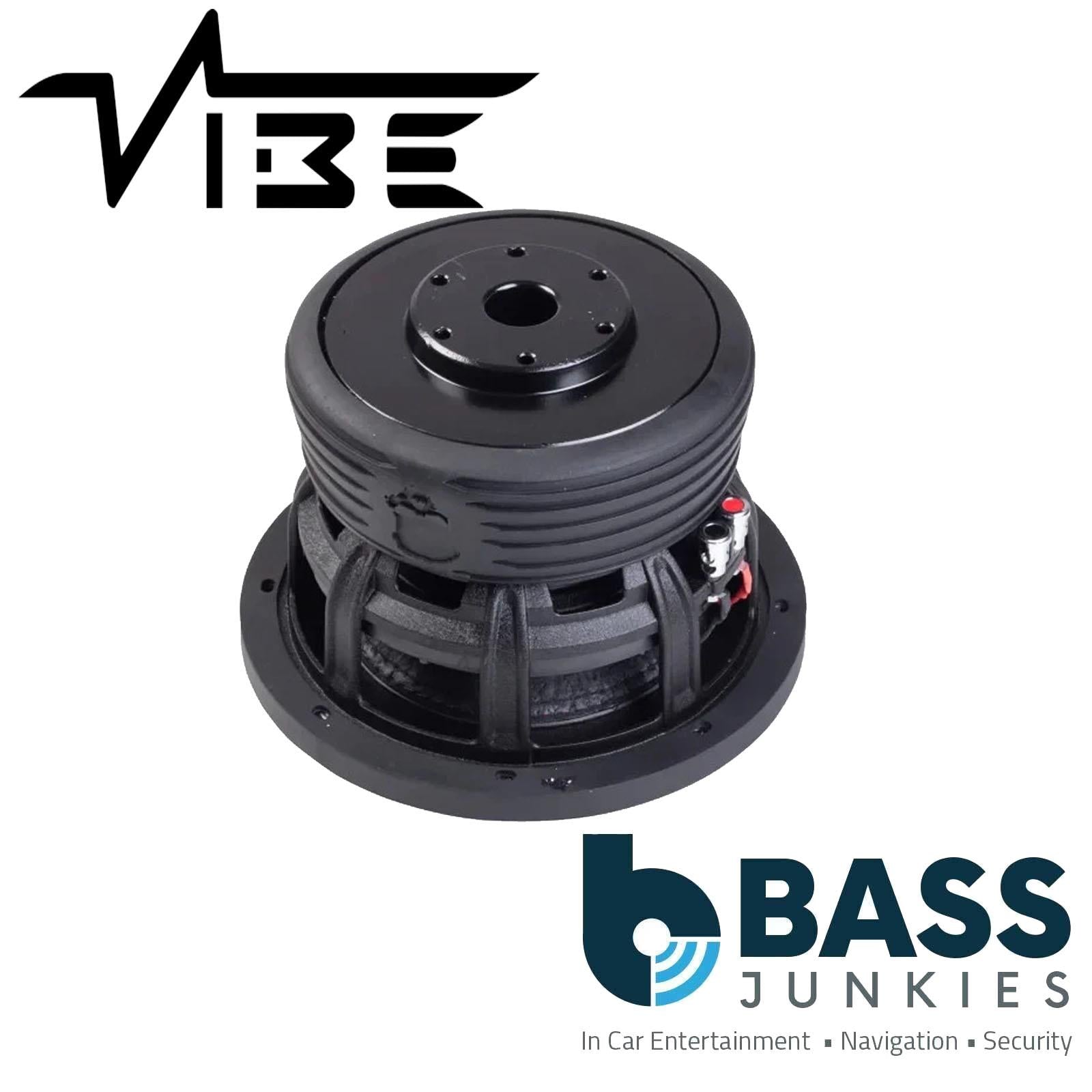 VIBE Black Death BD8D2-V4 - 8inch 2400W 2Ohm SPL Car Audio Bass Subwoofer