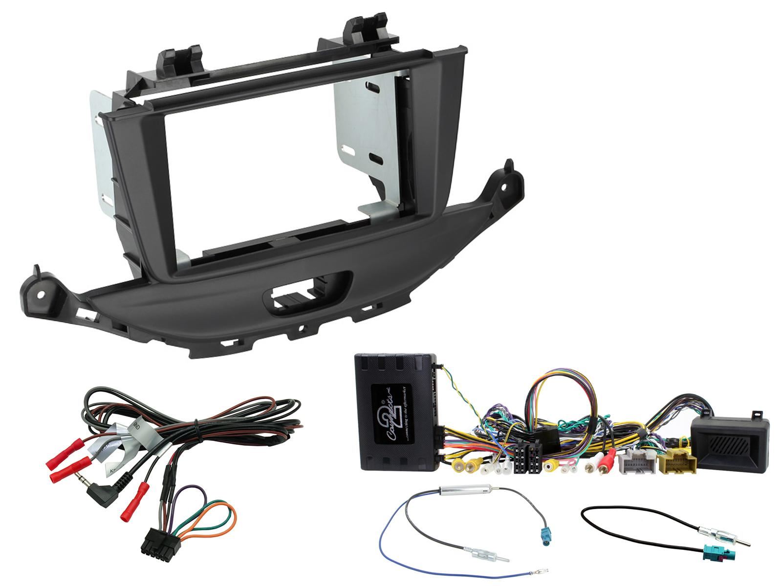 SONY XAV-1550D DAB+ Smart Bluetooth Car Radio + Stereo fitting kit + Steering Wheel Controls Loom Vauxhall Astra Astra K 2015-2021