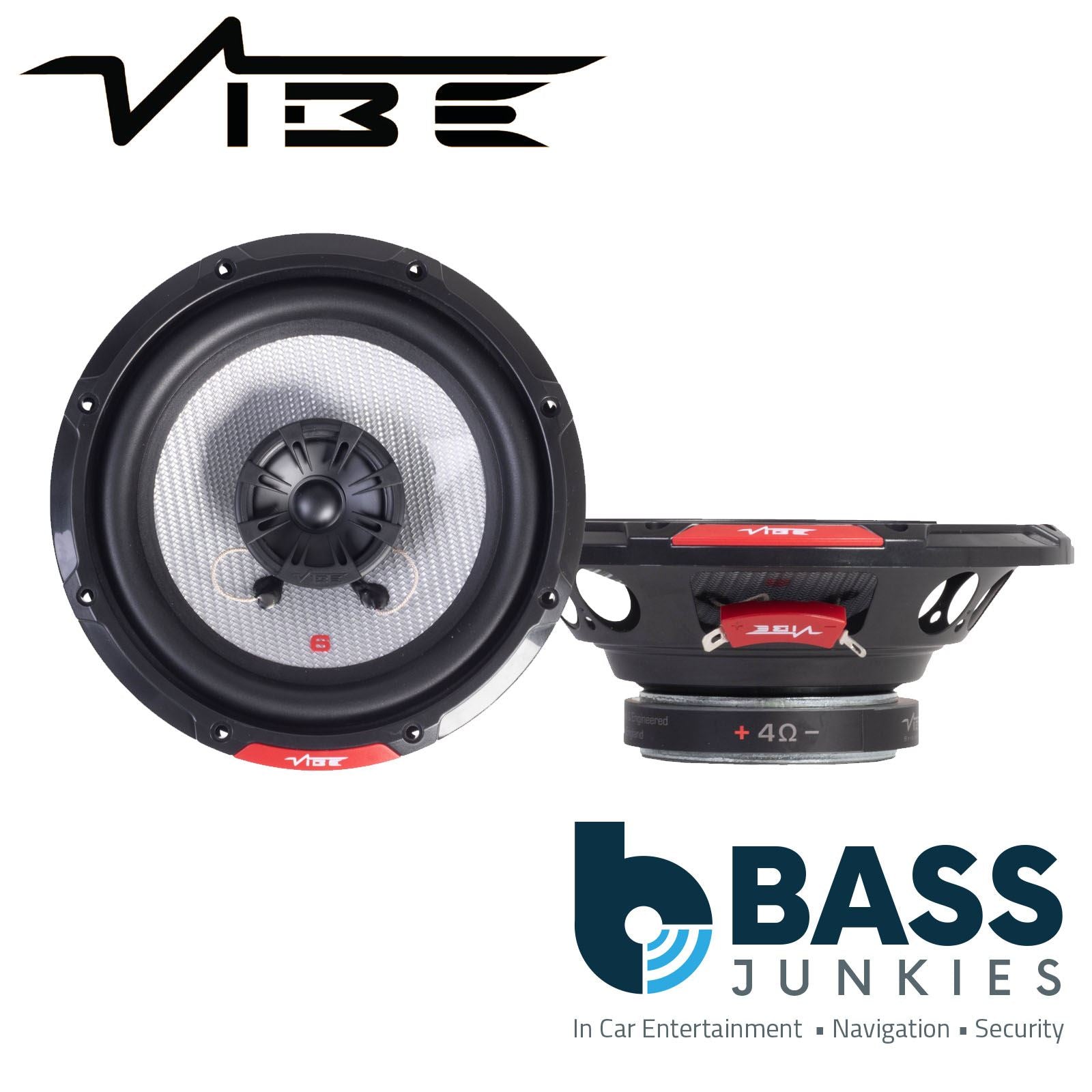 Vibe PULSE6-V3 360W Coaxial Speakers Supplied with Brackets to fit 6.5" Speakers to a Vauxhall Meriva 2003-2010 [Front Doors 165mm. A Model]
