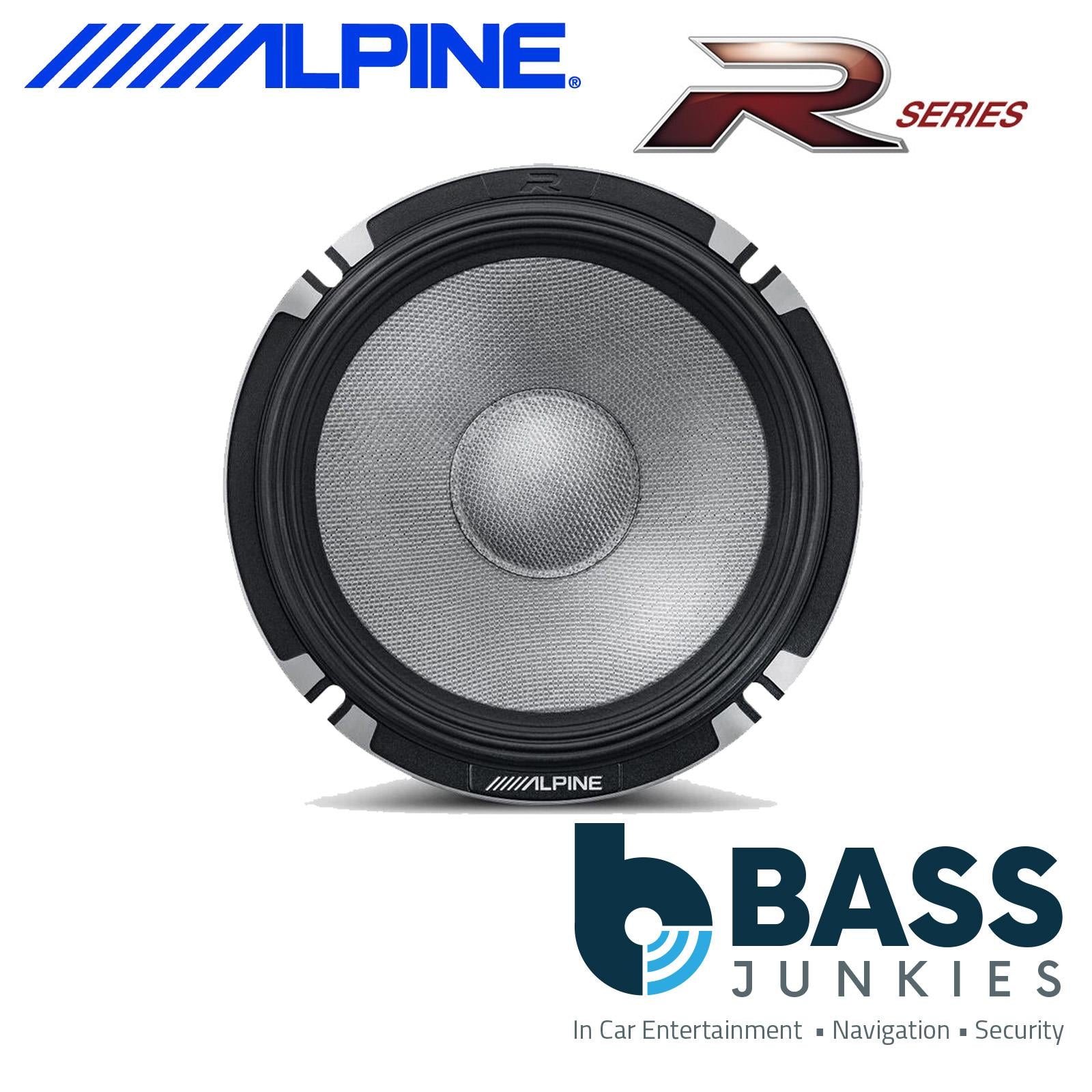 Alpine R2-S652 16.5cm 6.5" 2-Way 600 Watts PRO Component Kit Car Door Speakers
