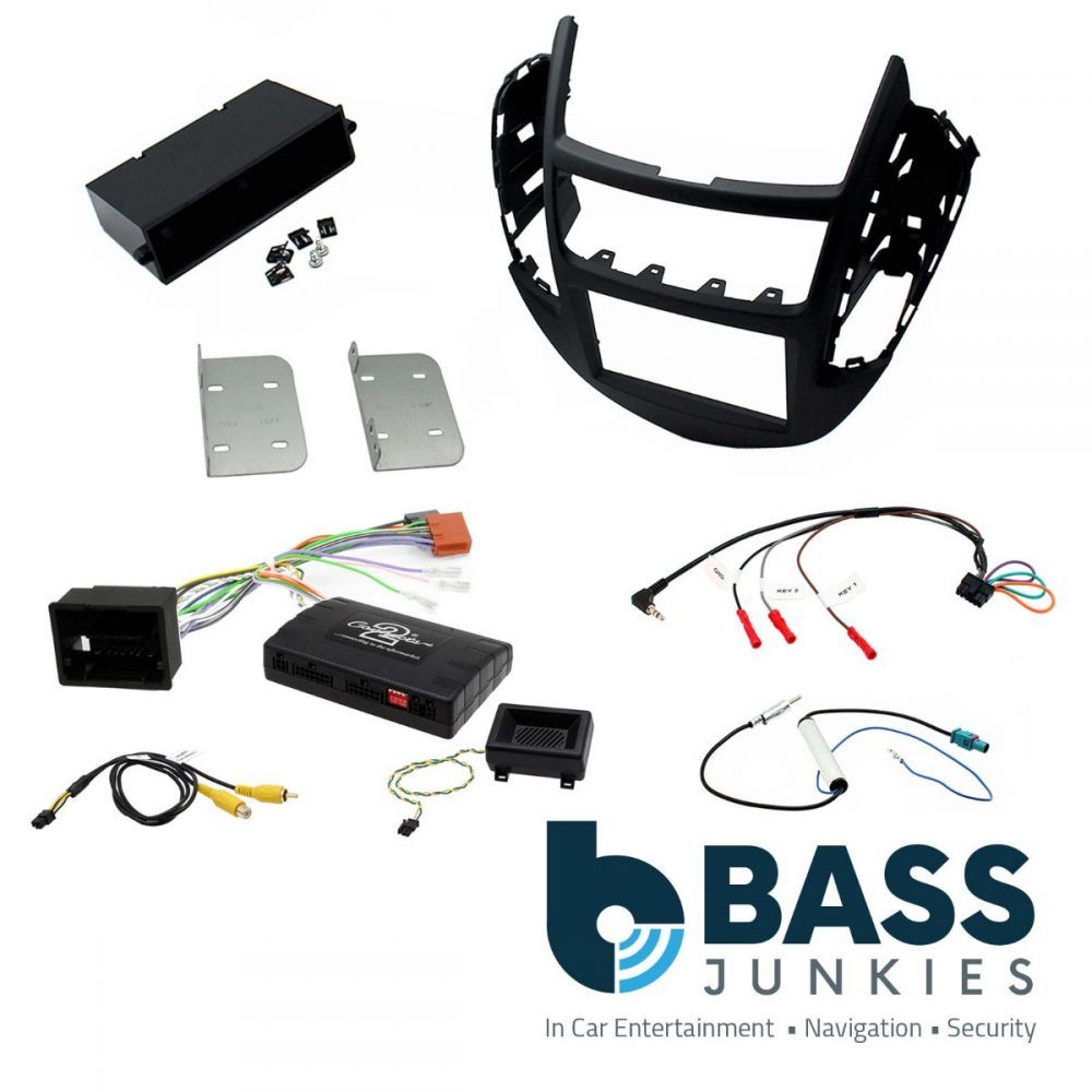 Connects2 CTKCV11 Chevrolet Tracker 2013 On Car Stereo Double Fascia Steering Wheel Interface Kit