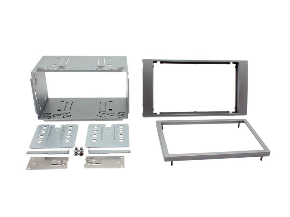 Connects2 CT23FD04 Ford C-Max Fiesta Focus Fusion Galaxy Kuga S-Max Transit Car Stereo Double Din Fascia Panel & Cage Kit