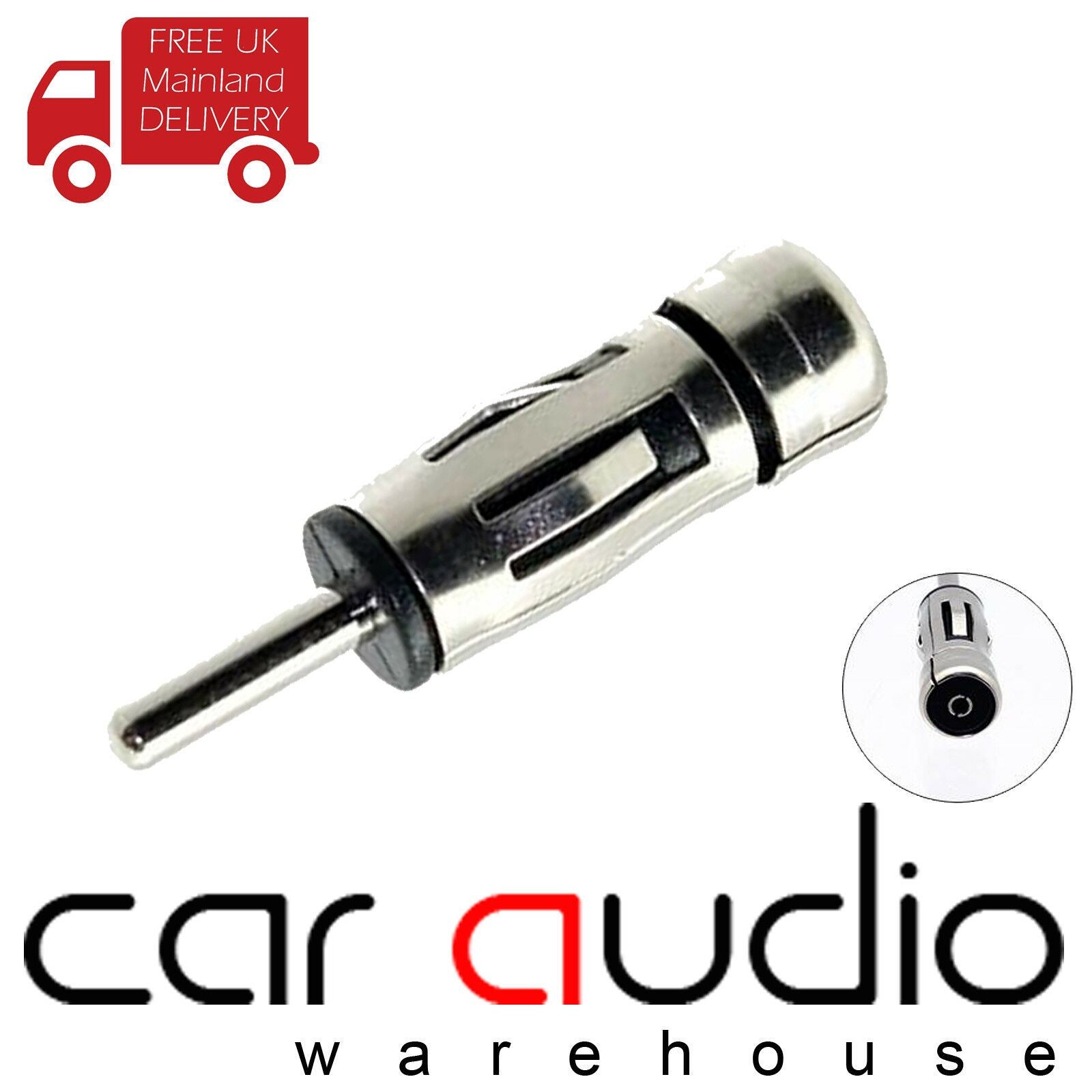 Connects2 CT27AA01 Car Stereo Radio Antenna Aerial Adapter ISO to DIN Male Plug Connector