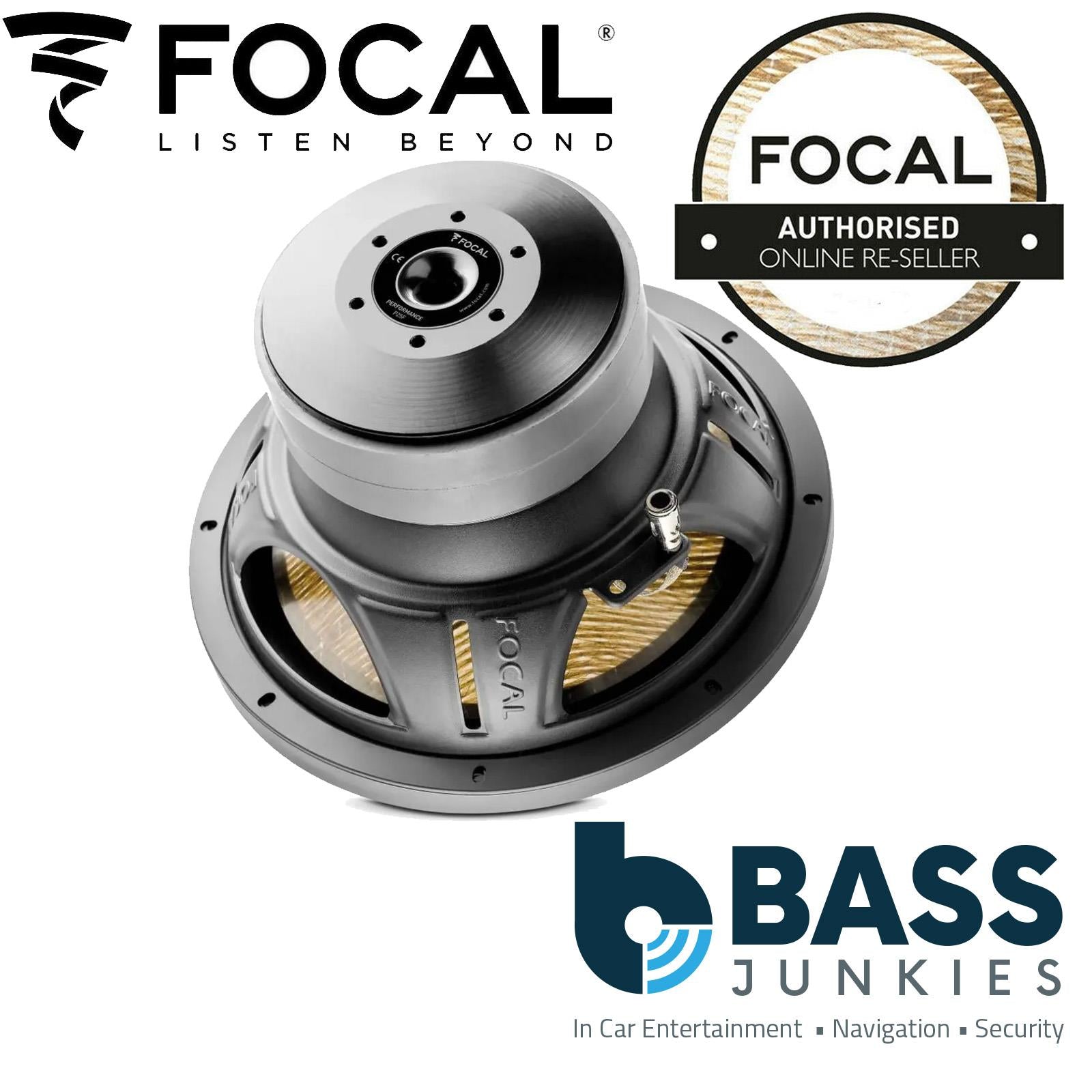 Focal P25FE - 10" 25cm 600 Watts 300 RMS 4 Ohm Flax Cone Car Sub Subwoofer