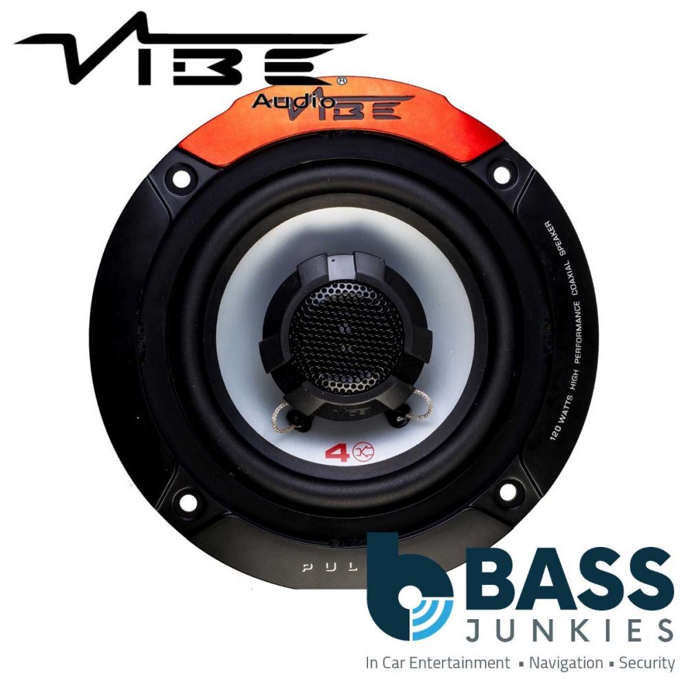 Vibe PULSE 4 - 2 Way 240 Watts a Pair 4" 10cm 100mm Car Van Door Shelf Speakers