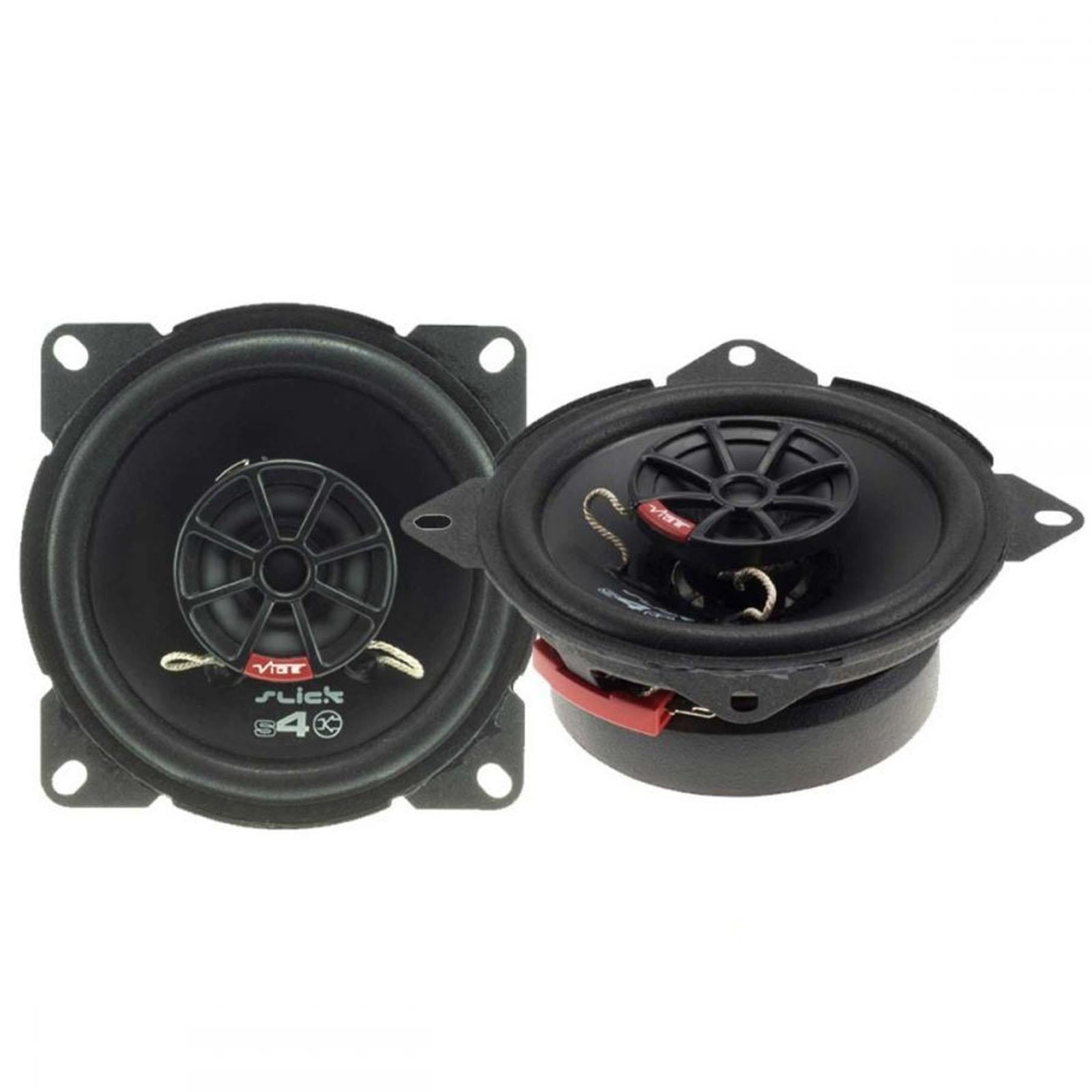 Vibe SLICK4-V7 - 10cm 4" 300 Watts 2 Way Coaxial Car & Van Dash Speakers