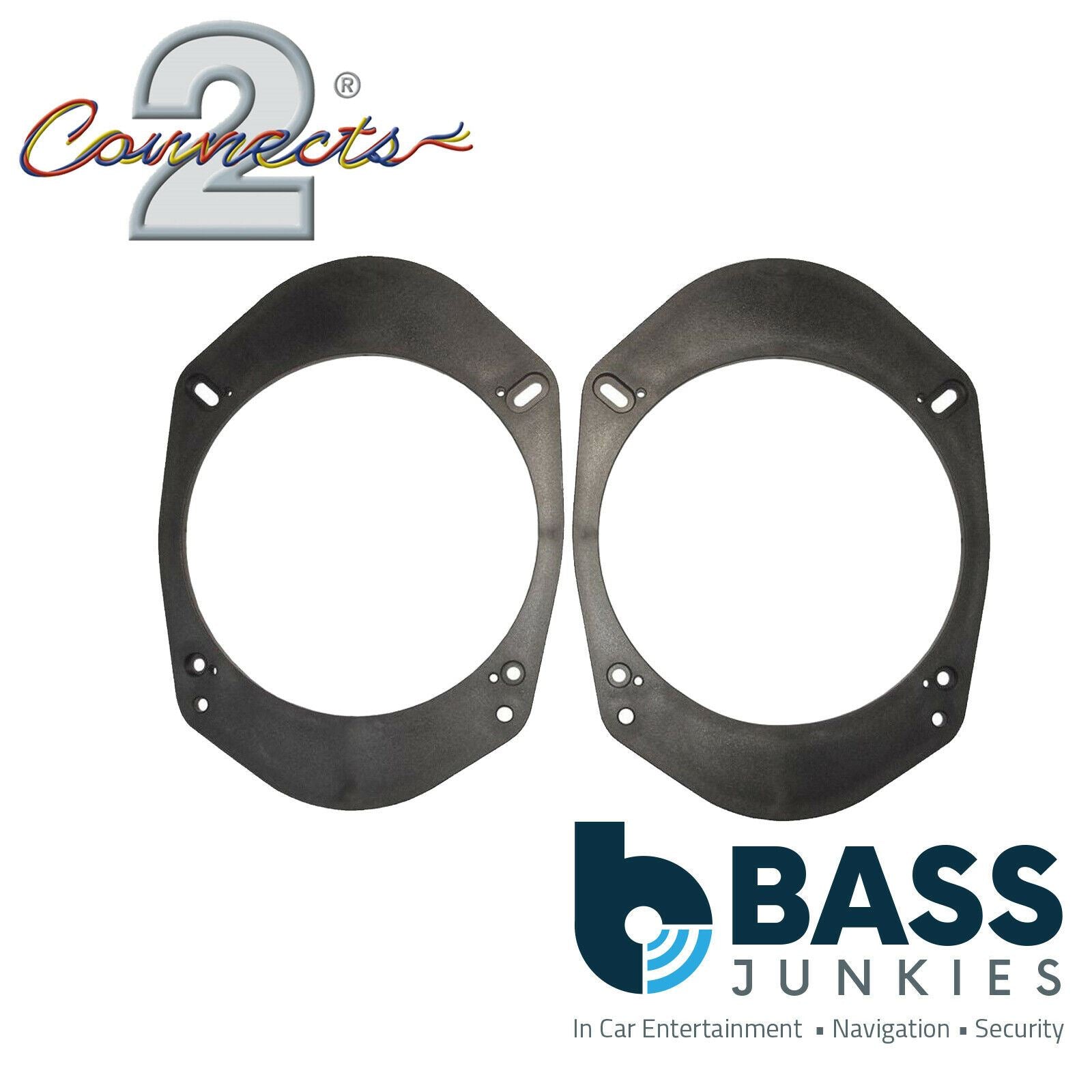 Connects2 CT25MZ01 - Mazda 6 MX-5 165mm 6.5" Front or Rear Car Speaker Adapter Brackets