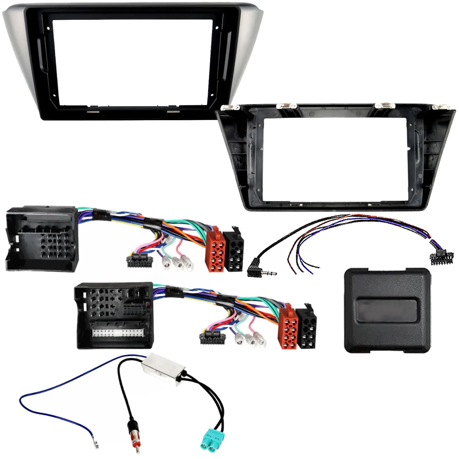 For Skoda Fabia 2014 On Fascia Panel Interface for 9" Android Car Radio screens