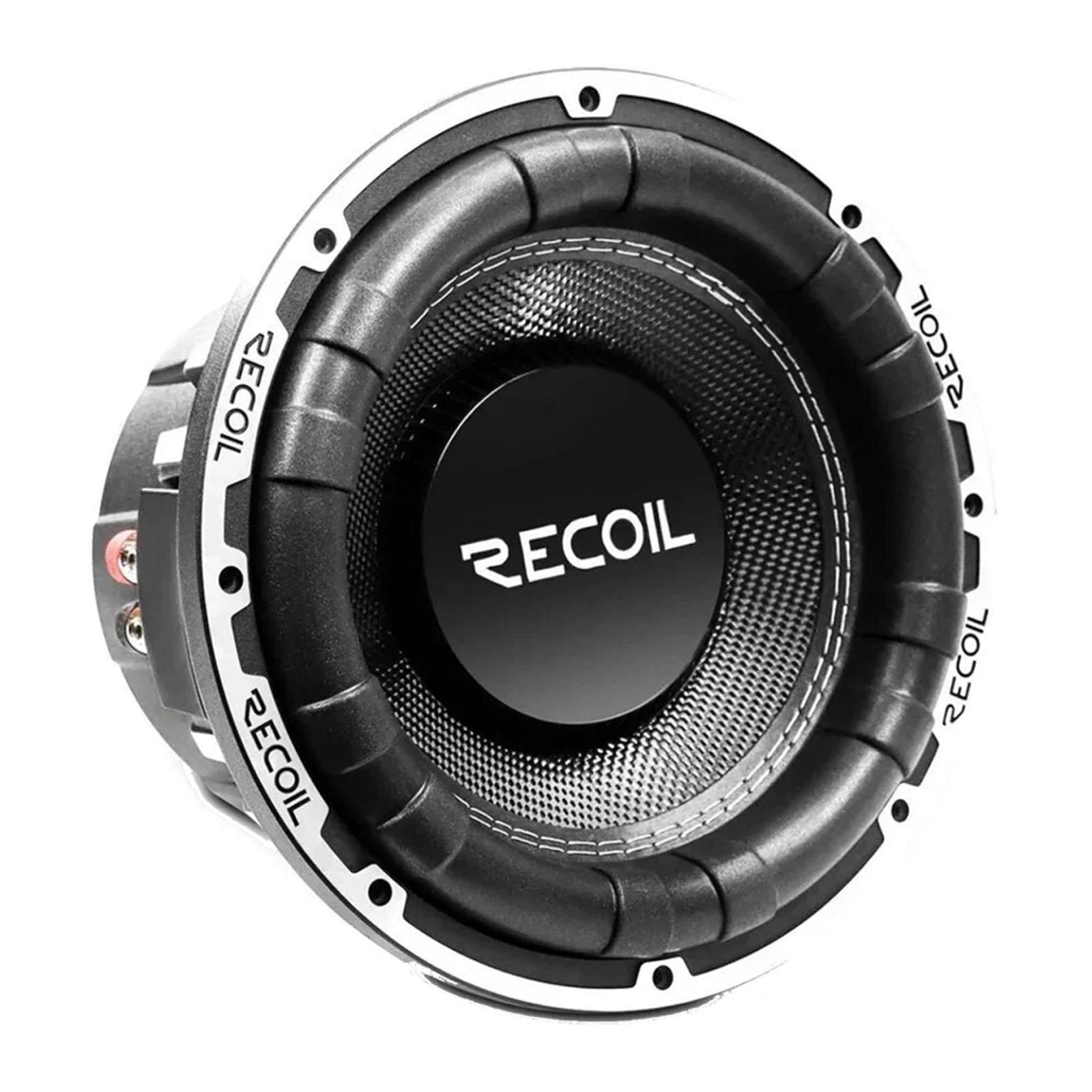 Recoil SW10D4 -   2000 Watts  Peak 10" Inch 25cm Dual 4-Ohm Car Sub Subwoofer
