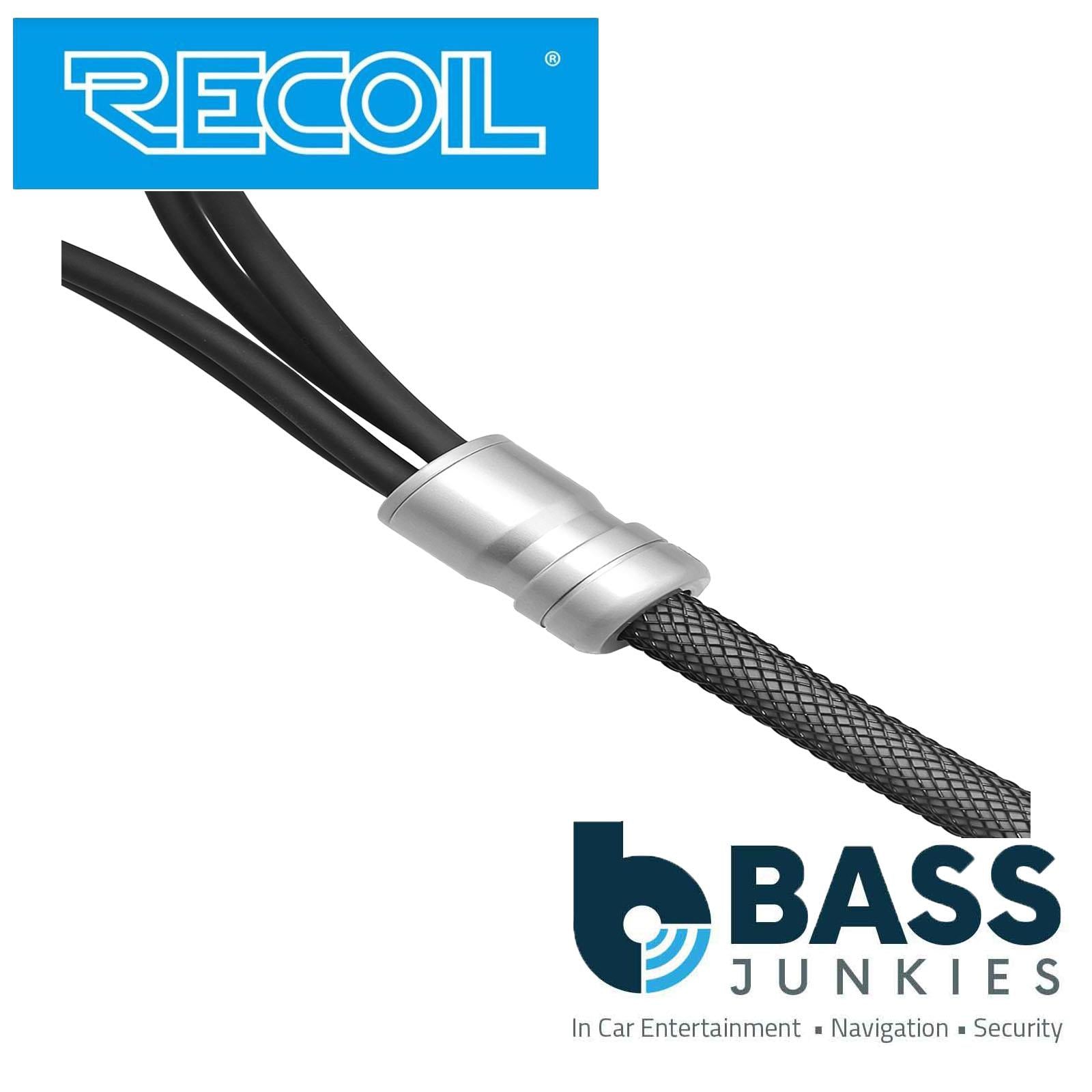 Recoil XI417 - 5 Metre Oxygen Free Copper 4-Channel Car Stereo RCA Phono Cable