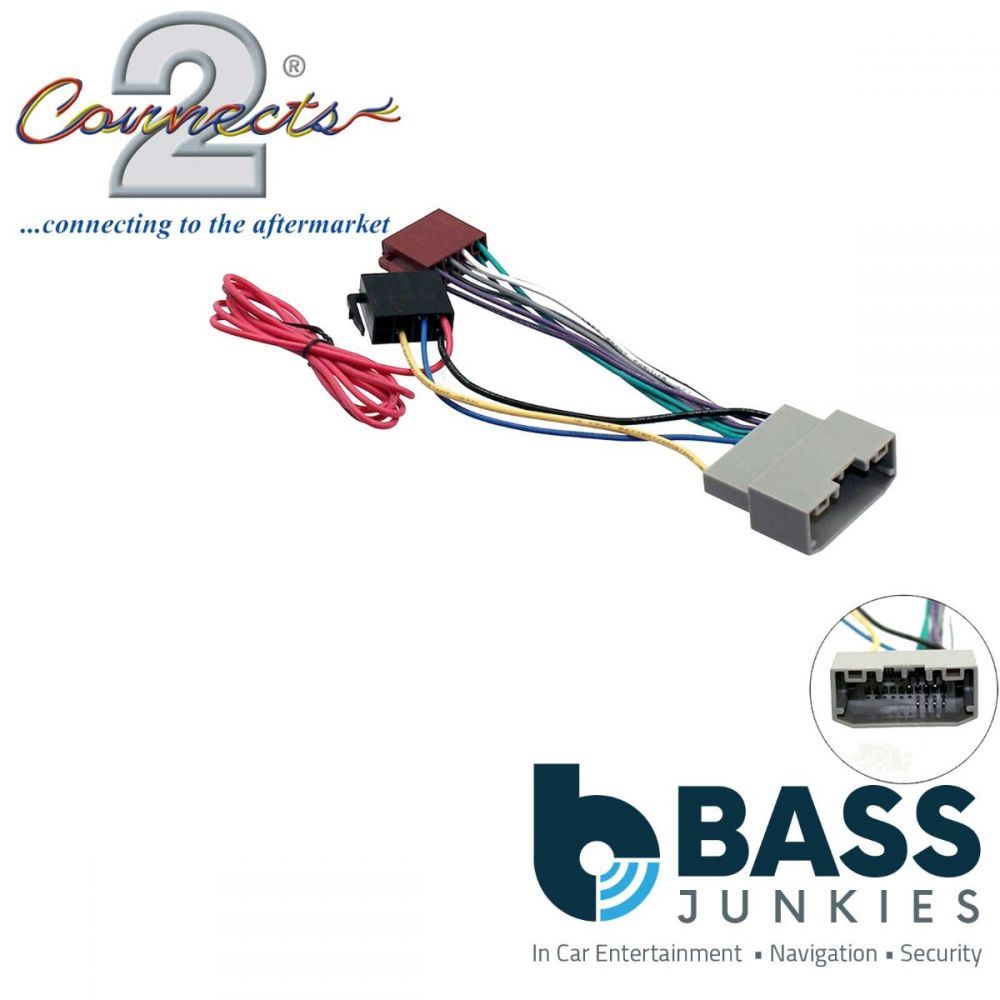 Connects2 CT20DG01 - DODGE Varied Vehicle Car Stereo Radio Harness ISO Adaptor Wiring lead