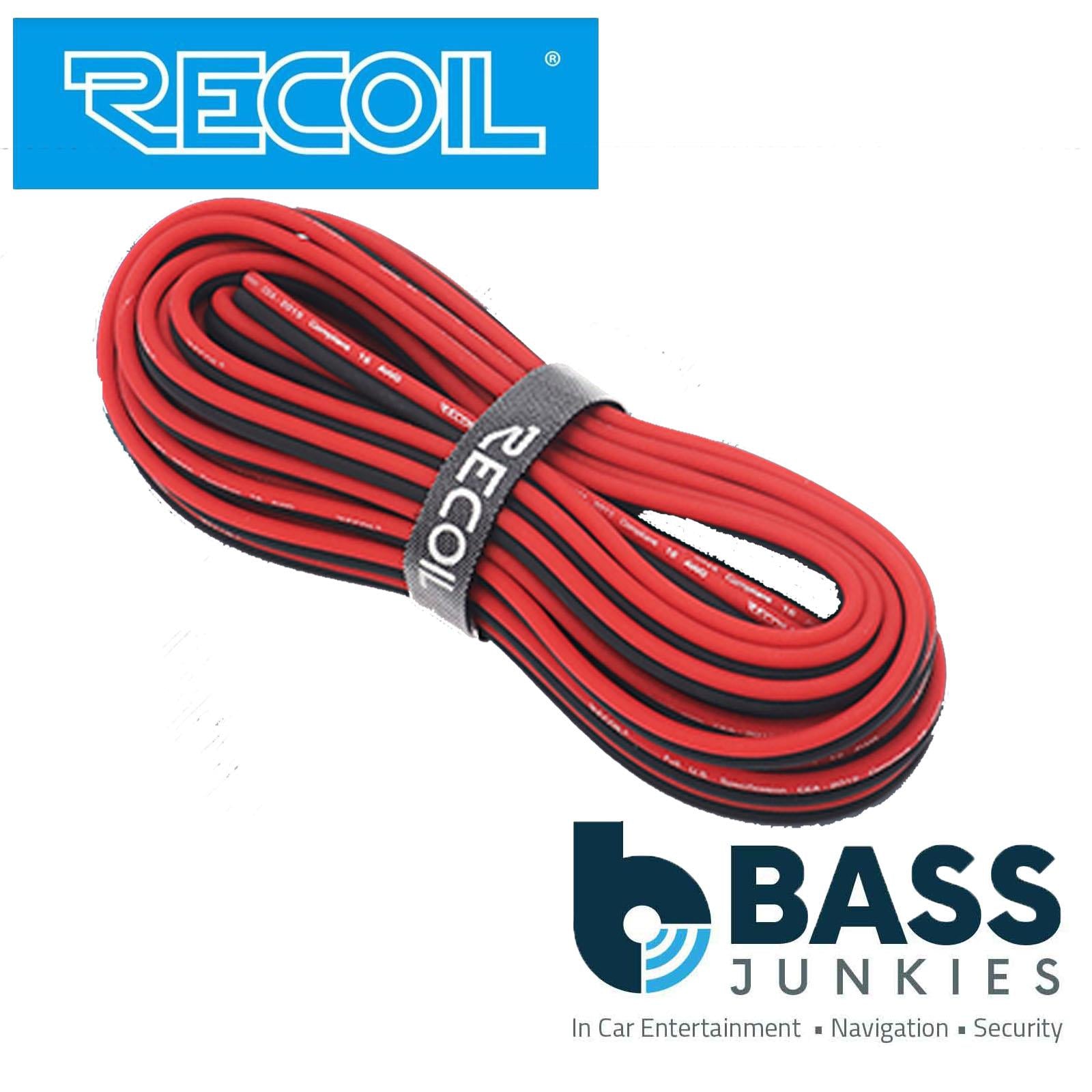 Recoil PCK4 - 4 AWG 1200 Watts OFC Pure Copper Complete Amplifier Wiring Kit