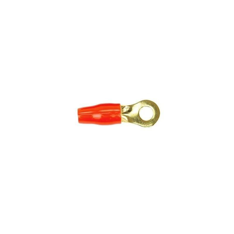 Stinger SPT5104R SHOC-KROME  4GA CRIMP RING TERMS RED (BULK)