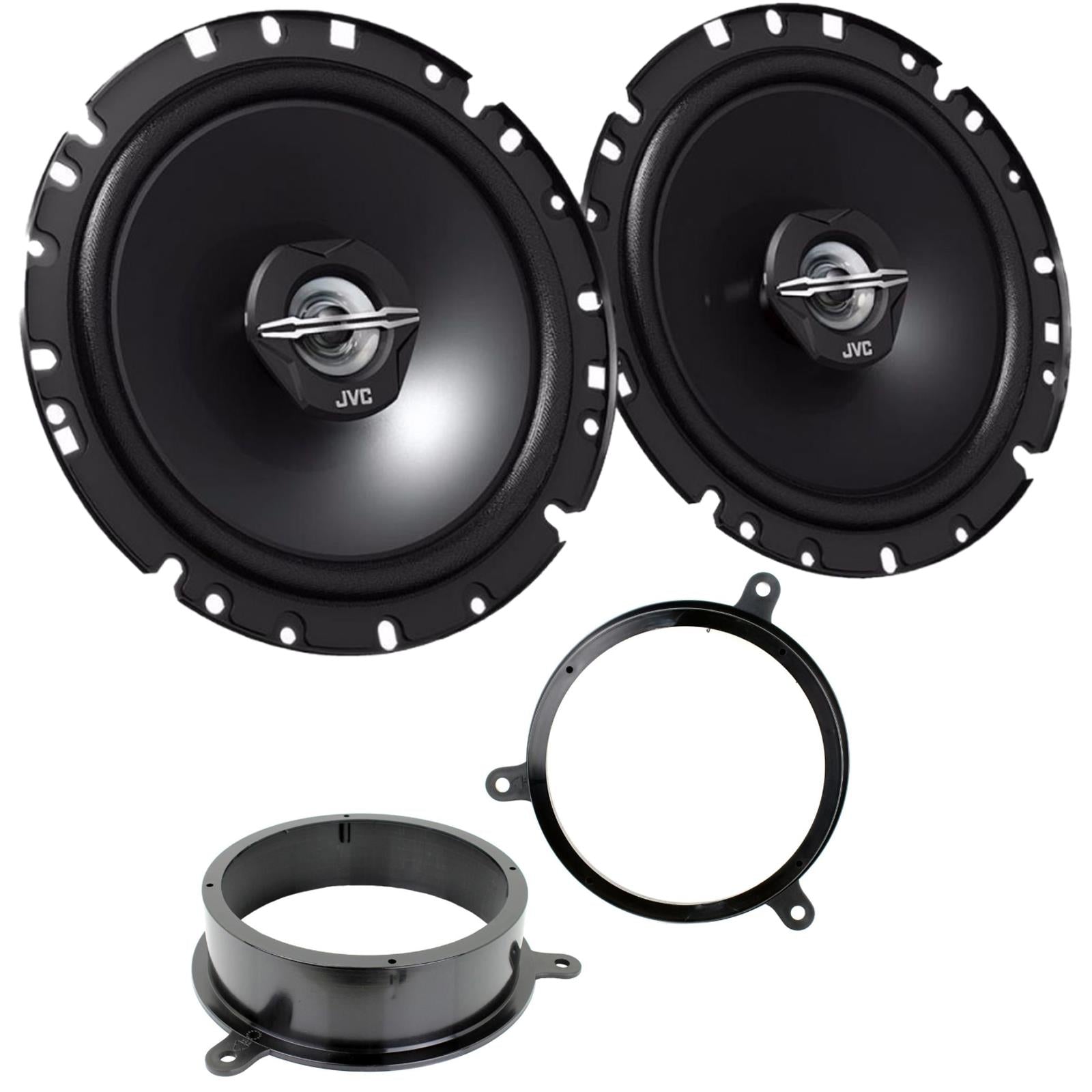 Renault Scenice 09-14 JVC 17cm 6.5 Inch 600 Watts 2 Way Front Door Car Speakers