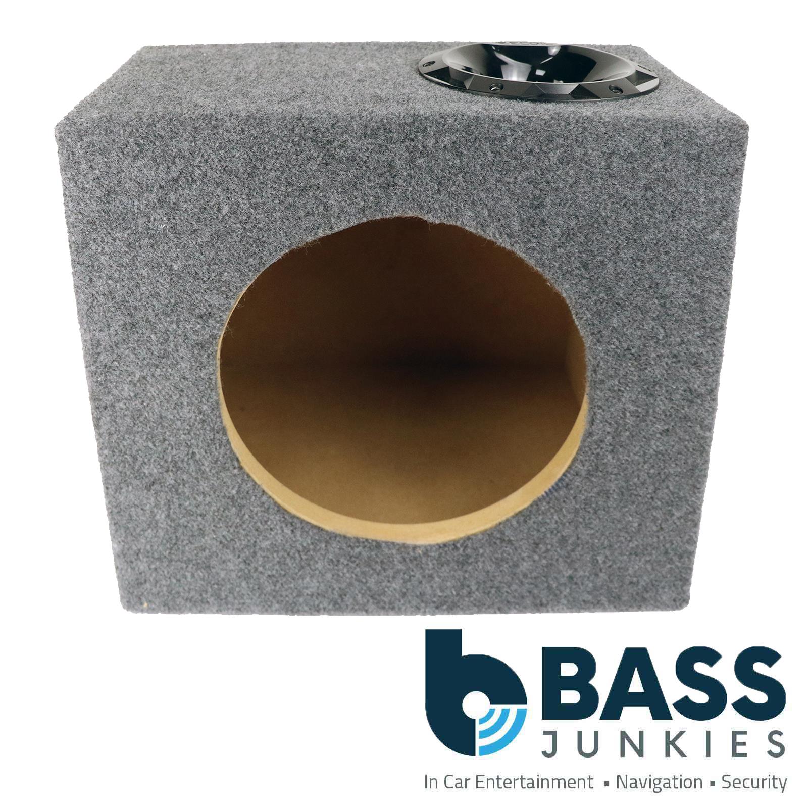 Recoil SUB10PG - Single 25cm 10" Inch Ported Grey Carpet Car Subwoofer Bass Box