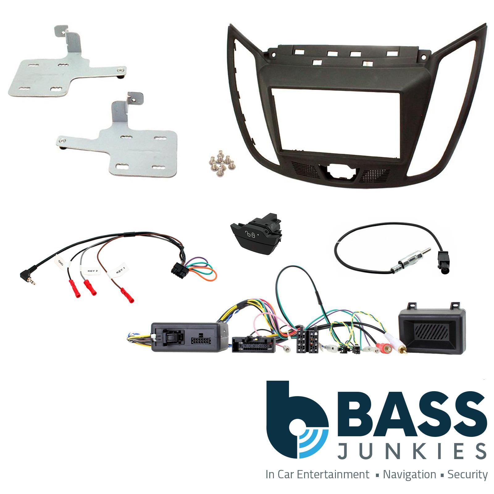 Connects2 CTKFD34C Ford C-Max 2011 On Car Stereo Fascia Steering Wheel Stalk Interface Kit