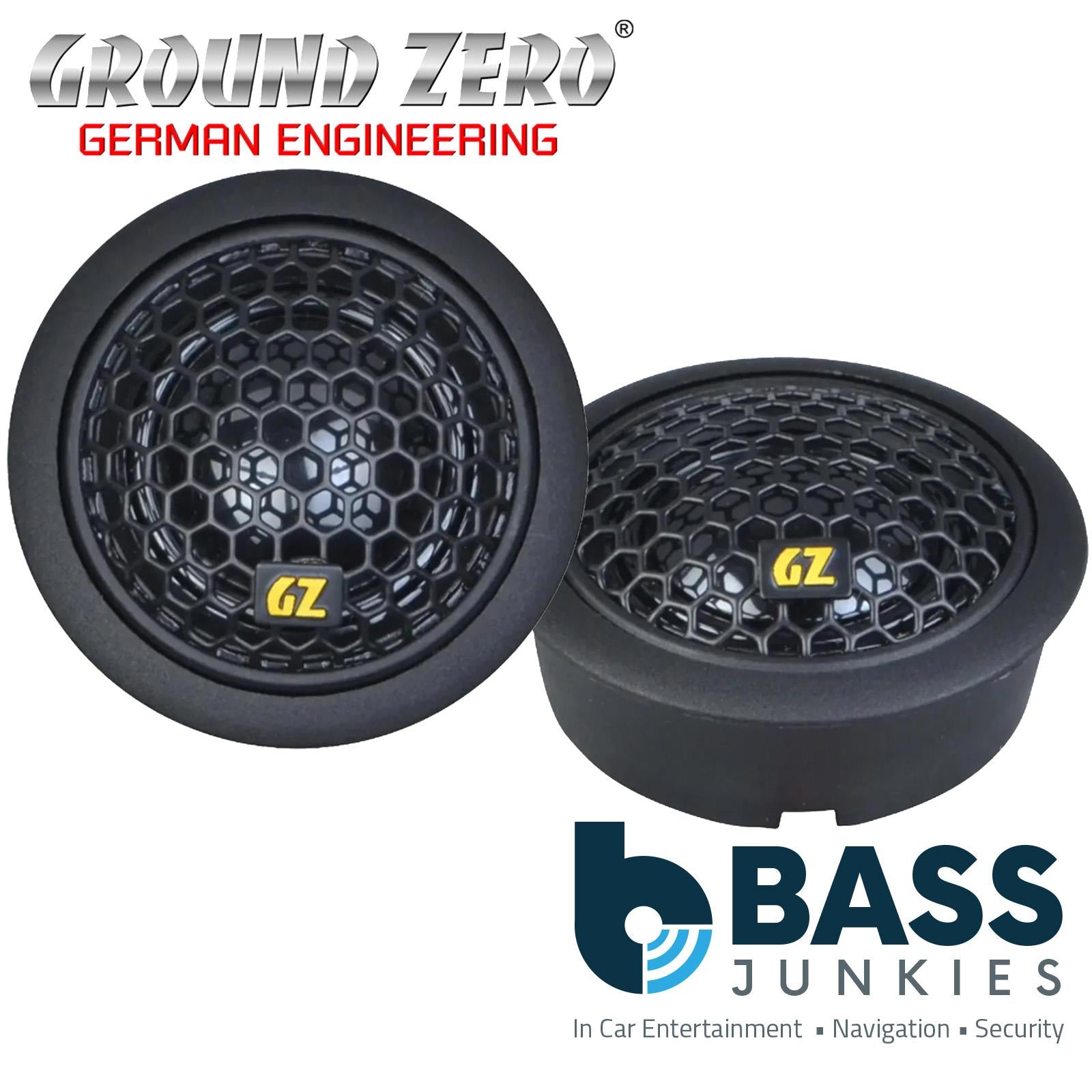 Ground Zero GZCT 25M-SPL - 25mm/1" 200 Watts Mylar Dome High-Performance Car Tweeters