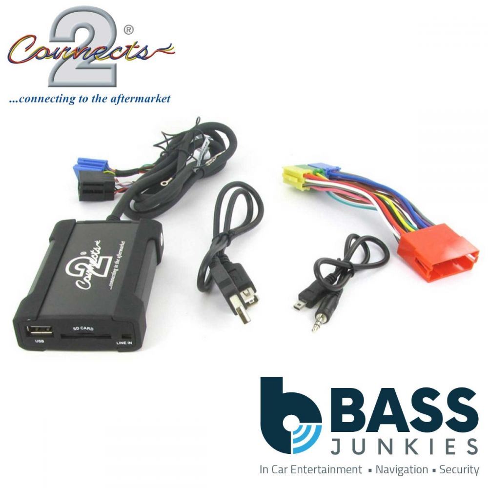 Connects2 CTAADUSB003 Car USB SD AUX In Interface Adapter
