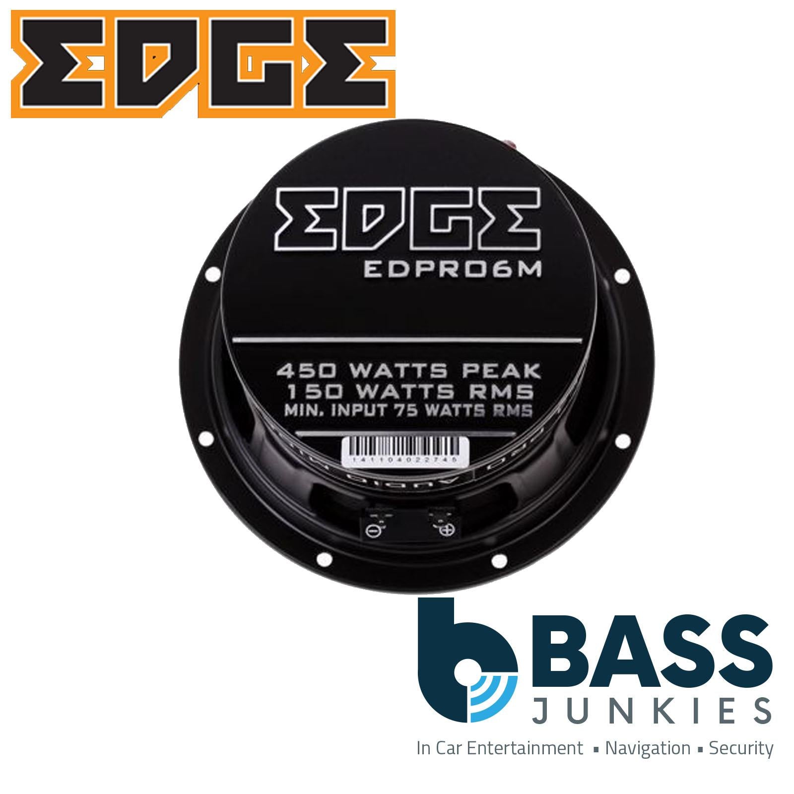 EDGE EDPRO6M-E4 pro audio Car midwoofer 6.5" 450w Peak, 150w RMS - Single