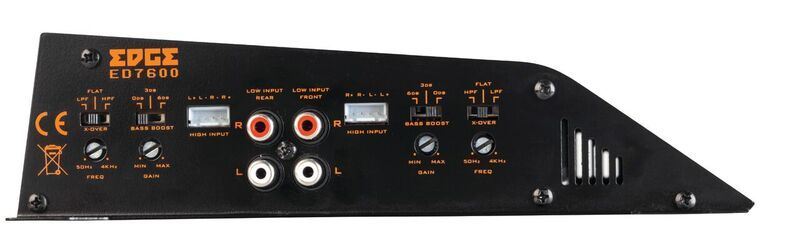 EDGE ED7600-E2 - 600Watts 4 Channel Class A/B Car Van Amp Amplifier