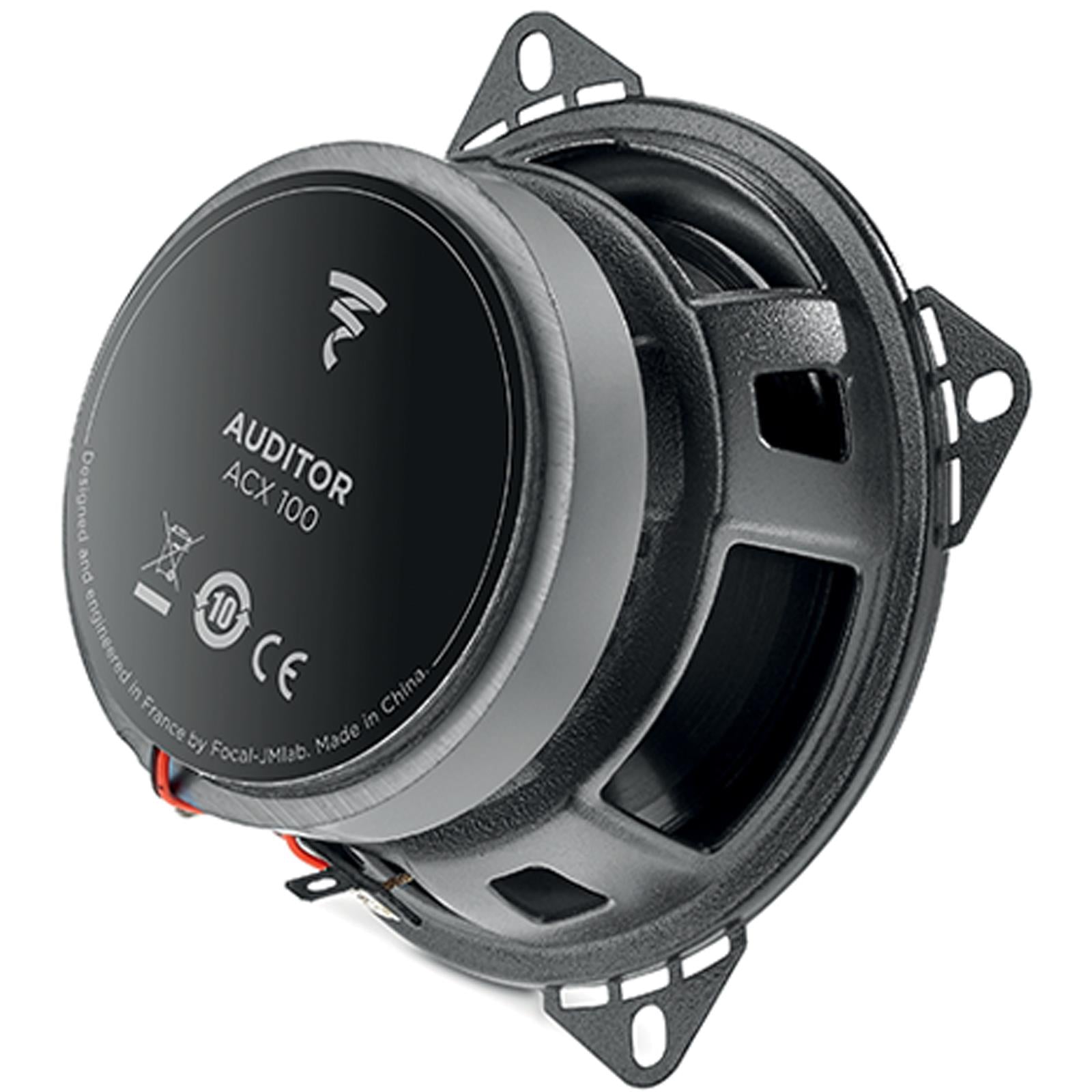 Focal Auditor 120 watts 4" Car Coaxial Door Speakers + Grills (PAIR) 10cm 100mm