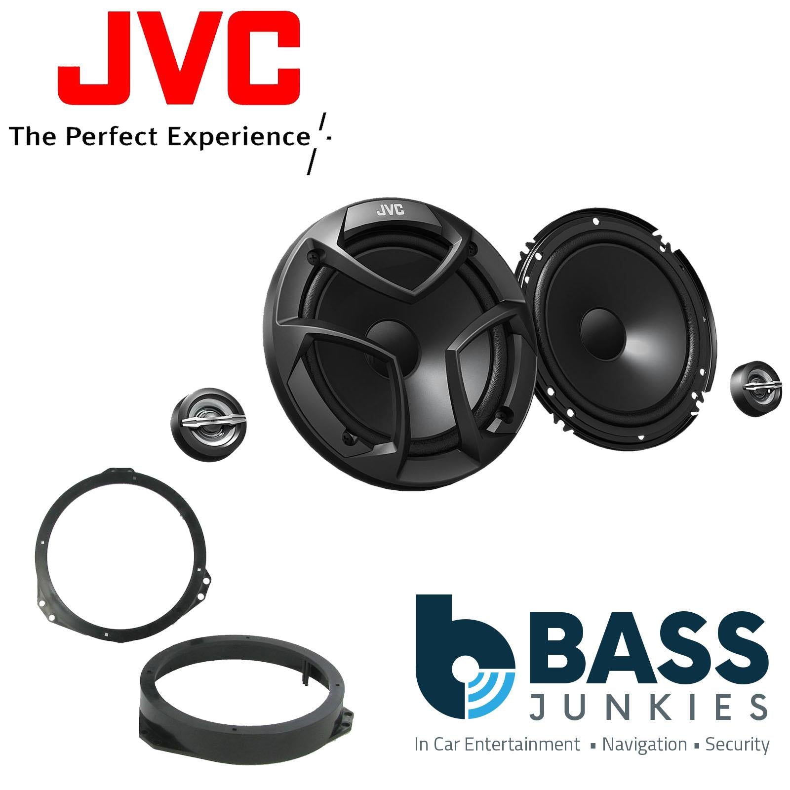Vauxhall Omega 94-03 JVC 16cm 600 Watts 2 Way Front Door Car Component Speakers