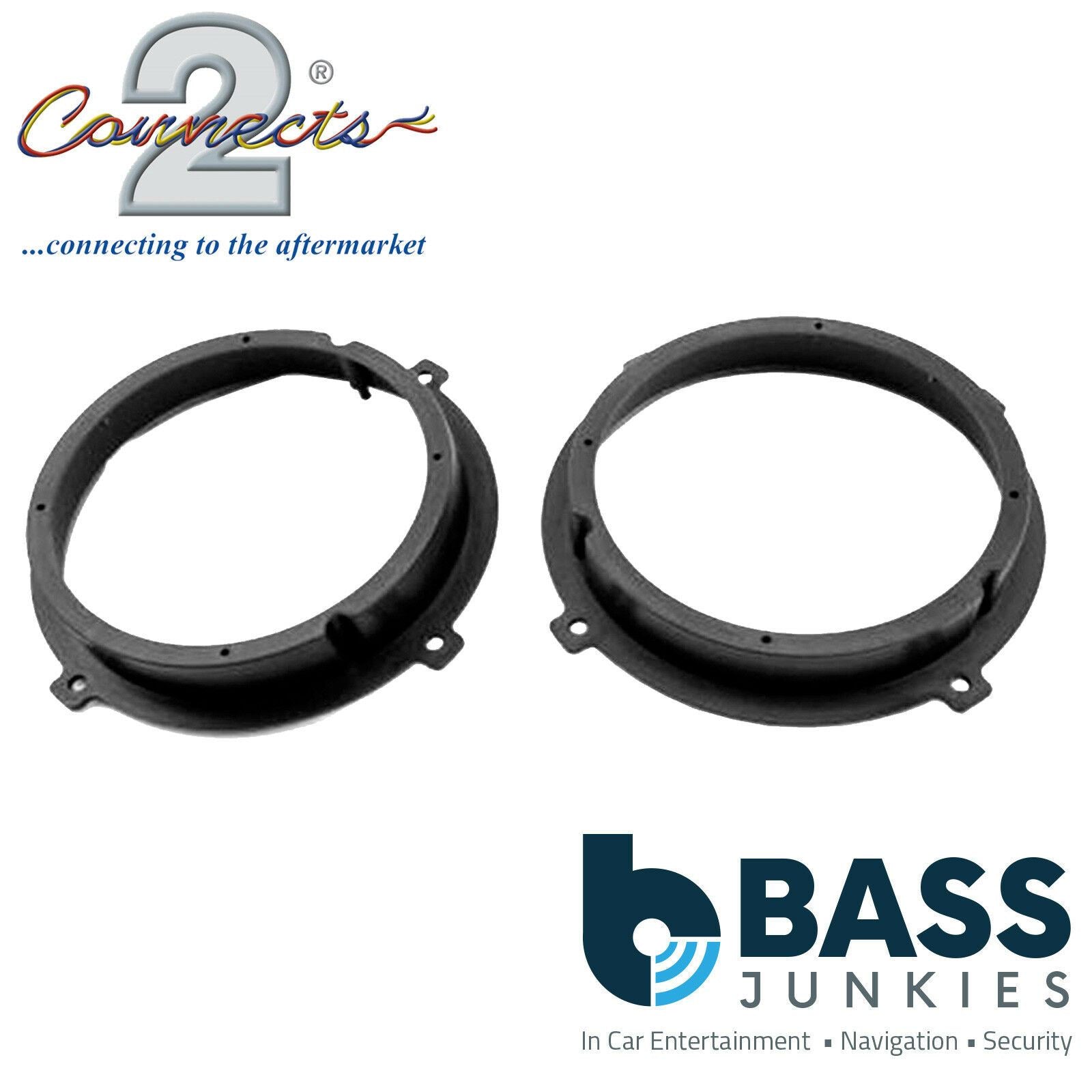 Connects2 CT25KI05 - Kia Sportage 2010 Onwards 165mm 6.5" Front Door Car Speaker Adapter Brackets