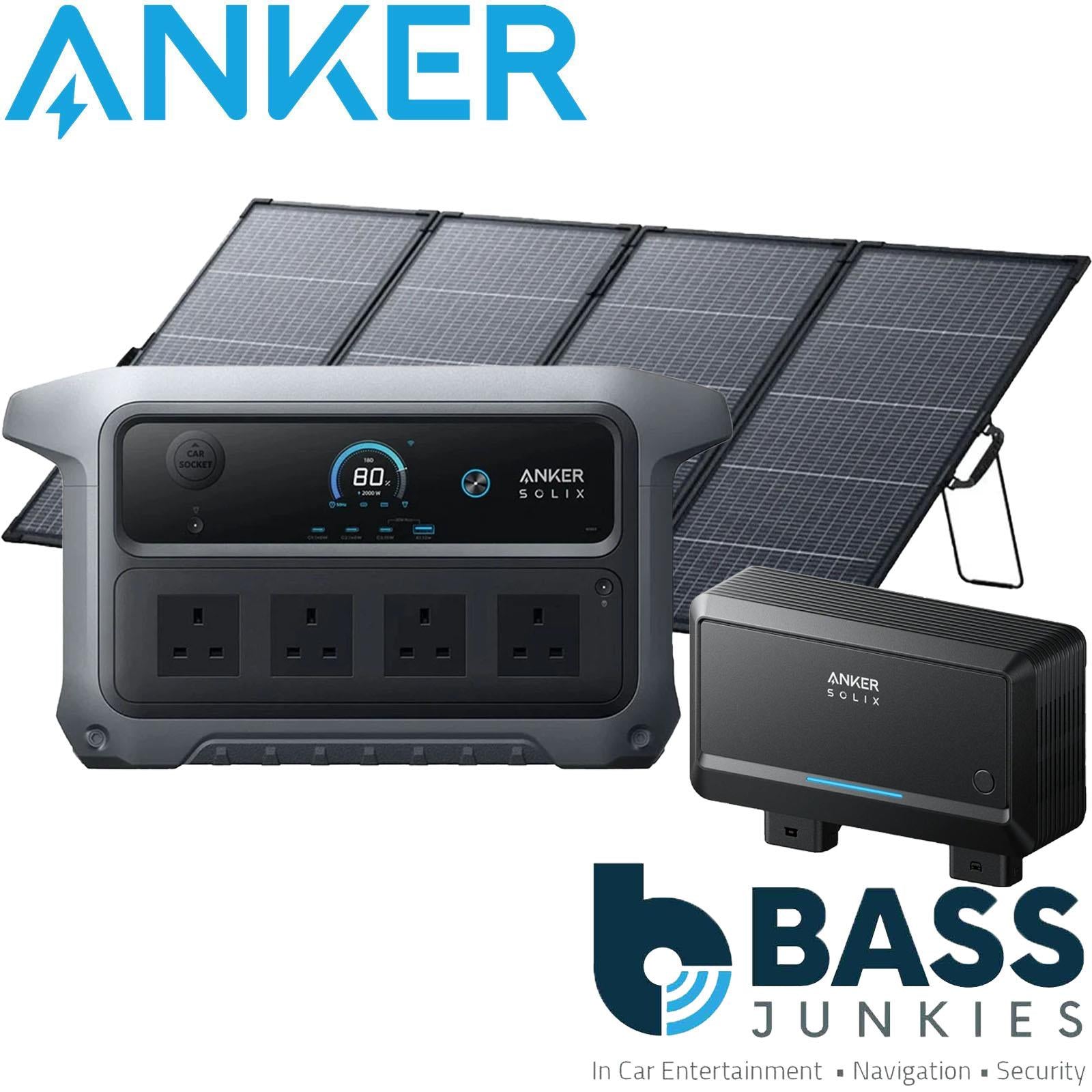 Anker SOLIX C2000 Gen 2 2048Wh Power Station + PS200 Solar Panel + DC-DC Charger