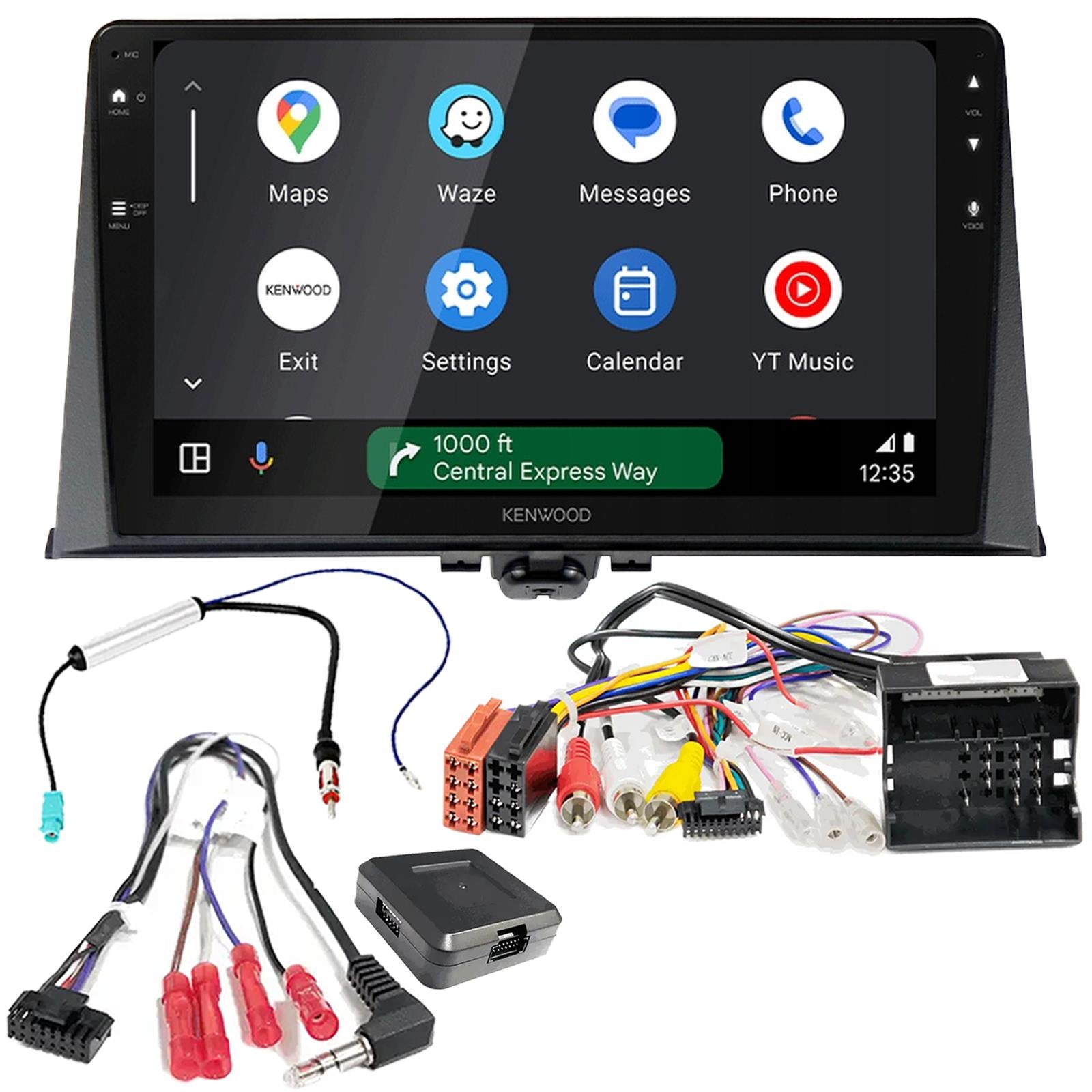 Kenwood 9" CarPlay Android Car Stereo Kit For Citroen Berlingo 2021 Onwards