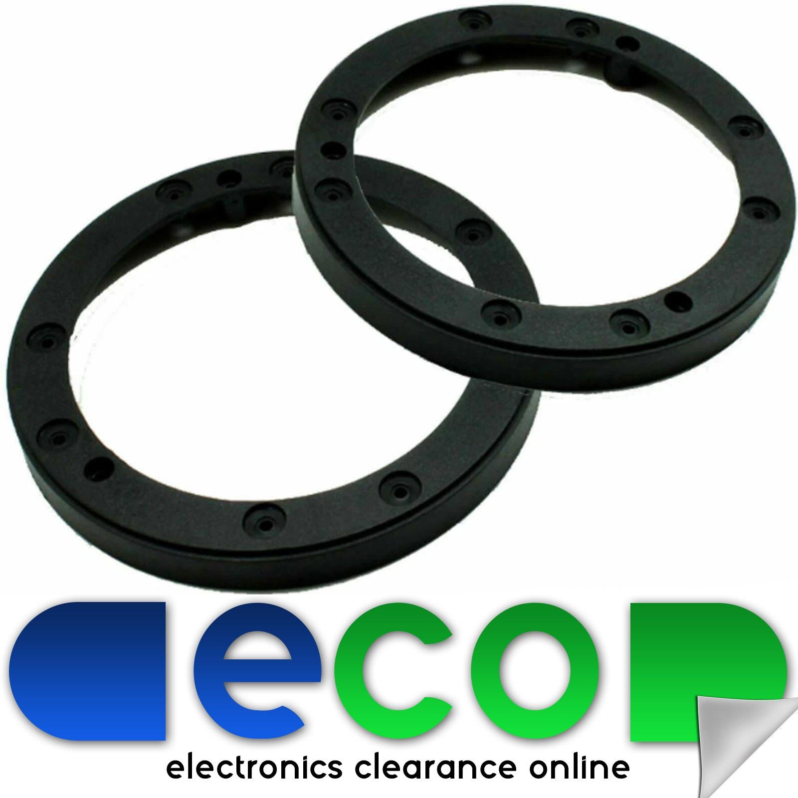 Universal 4" inch 10cm 100mm Car Speaker Adaptor Spacer Rings (Sold as a Pair)
