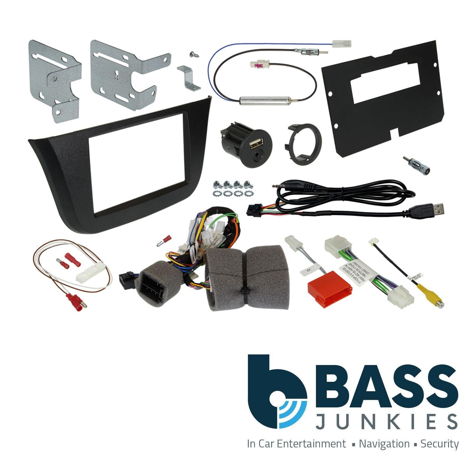 Alpine KIT-HALO-ID7 -1/2 Double DIN Car Stereo Fascia Panel & Steering Wheel Interface Kit for Iveco Daily 7