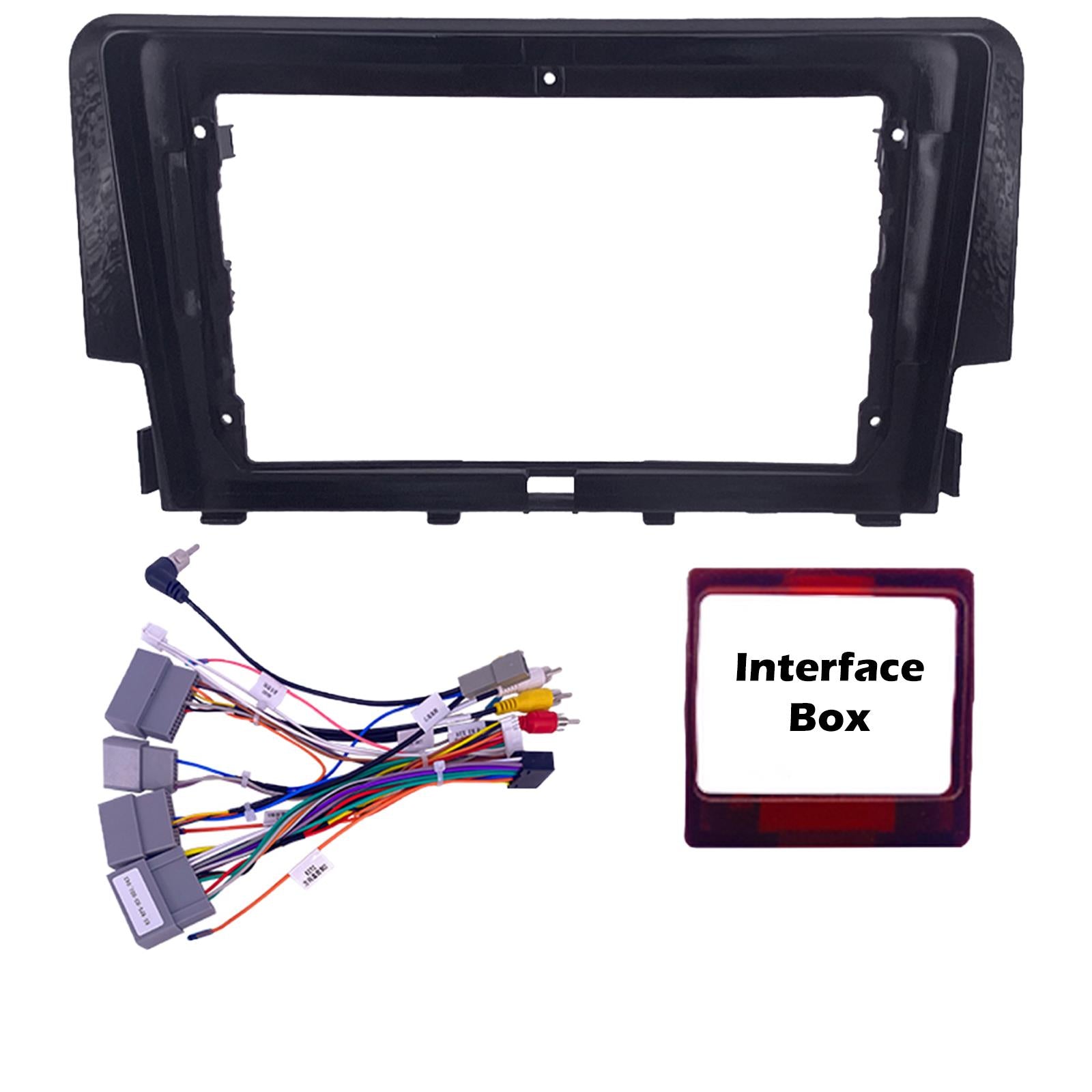 9" CarPlay Android Car Stereo Screen Fascia Steering Kit For Honda Civic 2012 On