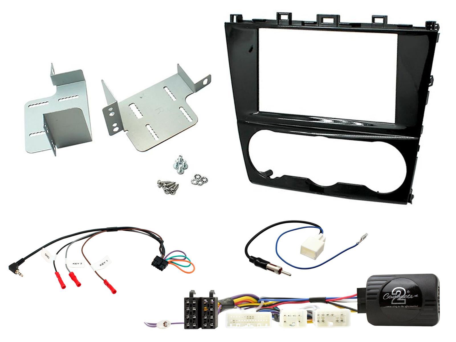 Double Din Stereo Fitting Kit + Steering Controls to fit Subaru XV 2013-18