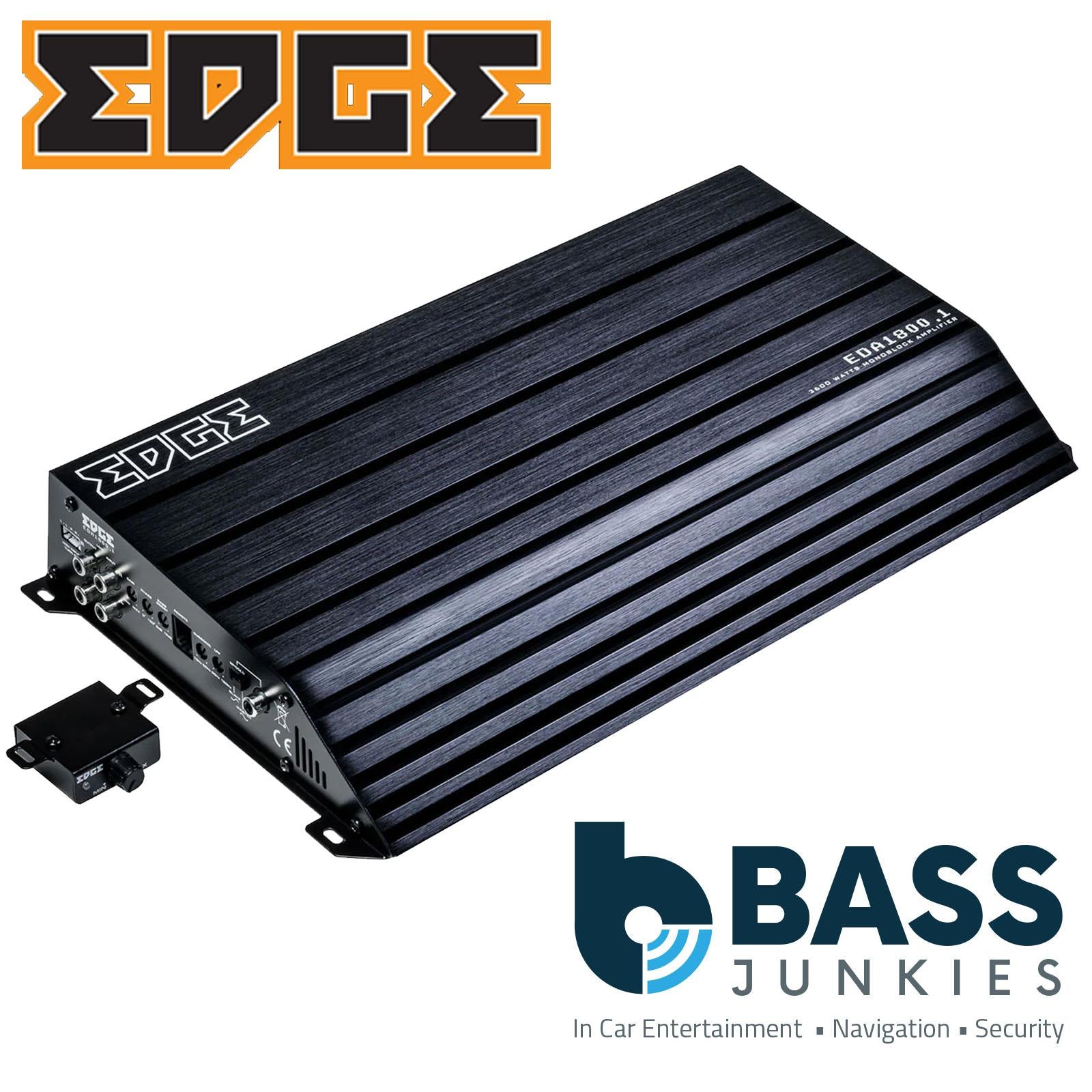 EDGE EDA1800.1-E8 DBX Series Monoblock 3600 Watts Car Amplifier