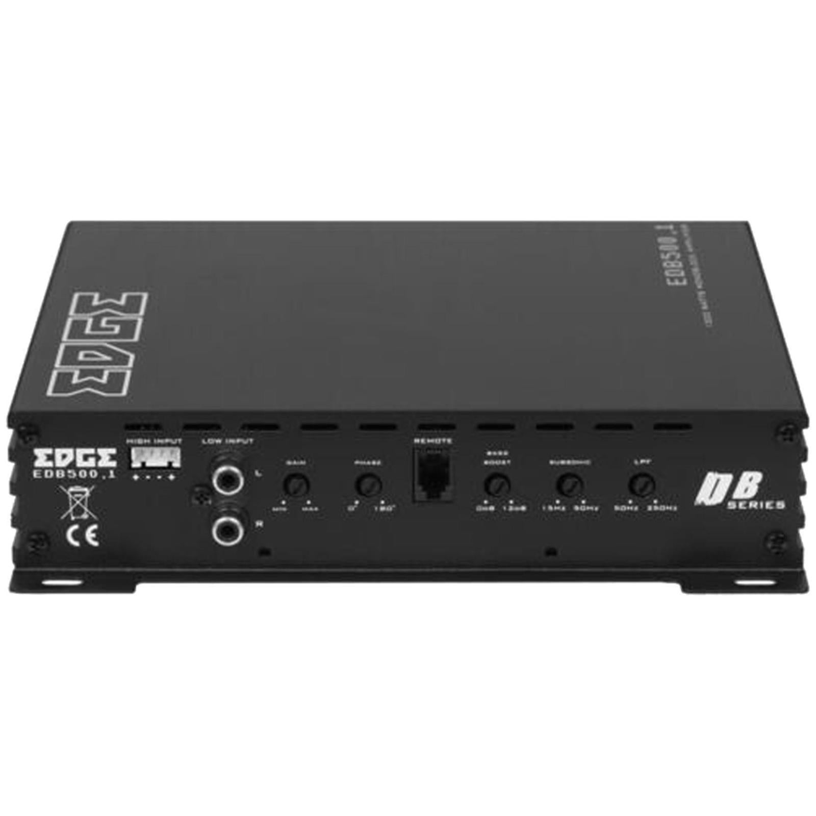 EDGE EDB500.1-E9 DB Series 1000W Monoblock Car Amplifier Class-D Sub Amp