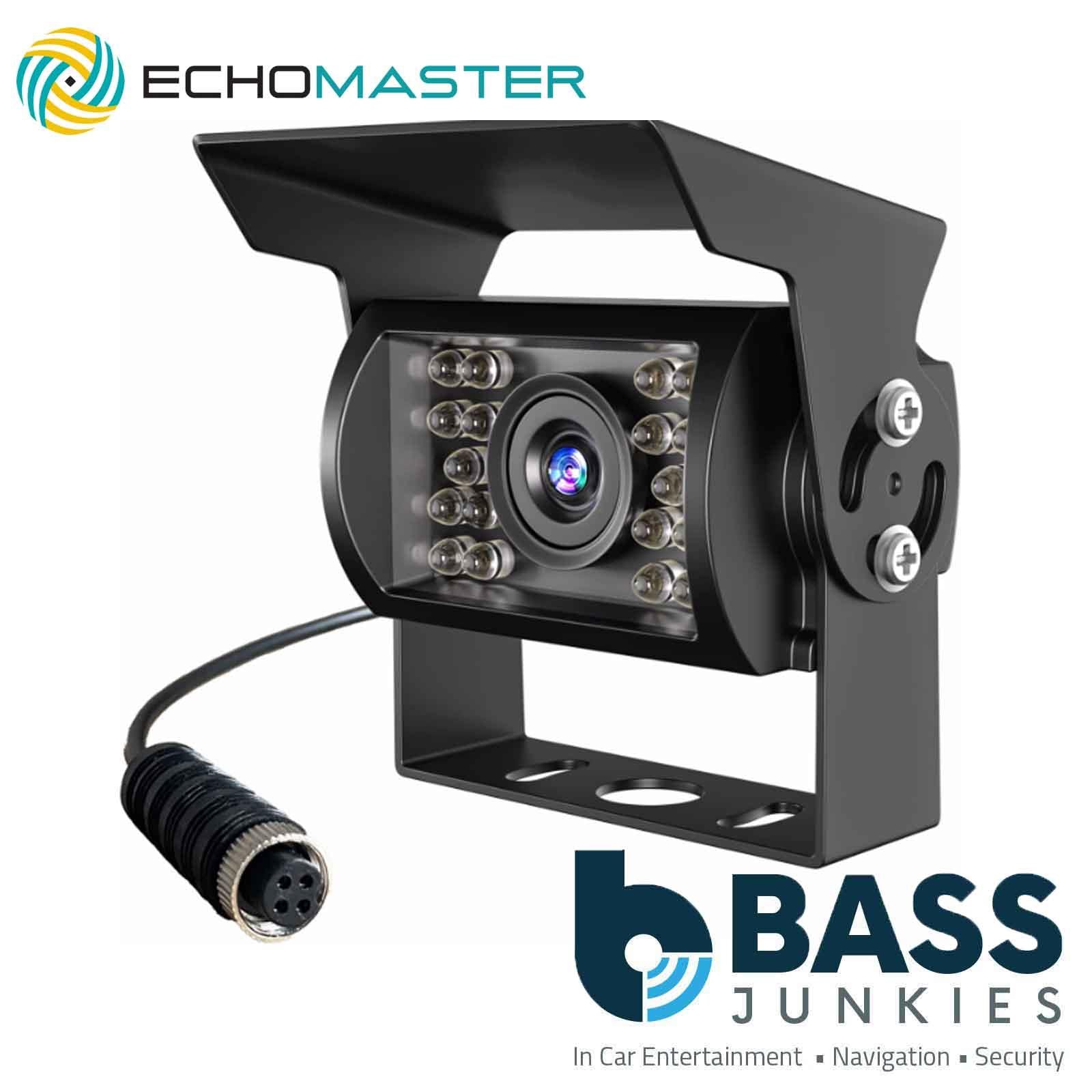 EchoMaster CAM-01 Universal Rear View Camera – Fits Any Car Van SUV Truck