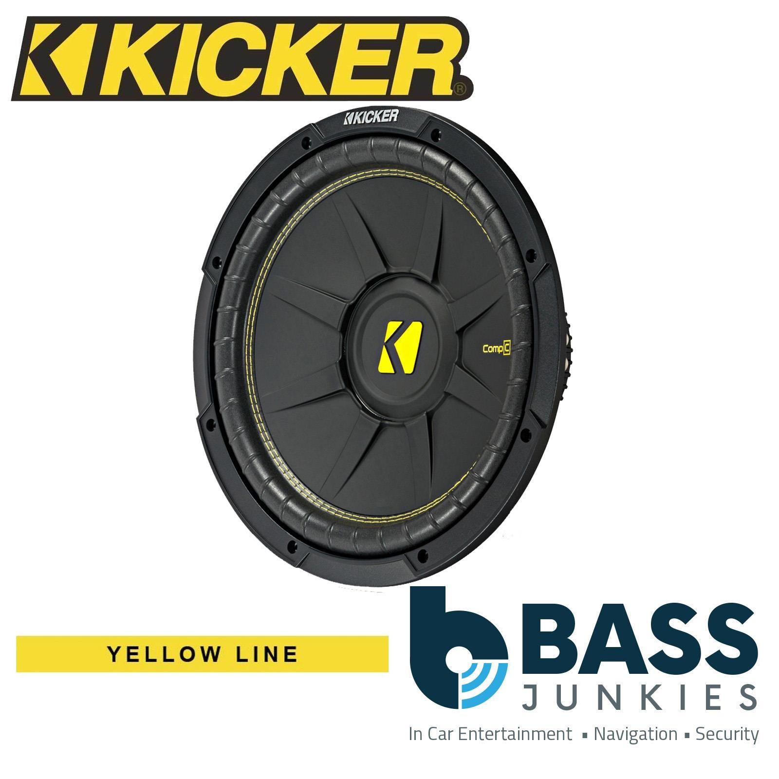 Kicker CWCS154 - CompC 15" 38cm 1200 Watts 4 Ohm Single Voice Coil SVC Car Subwoofer