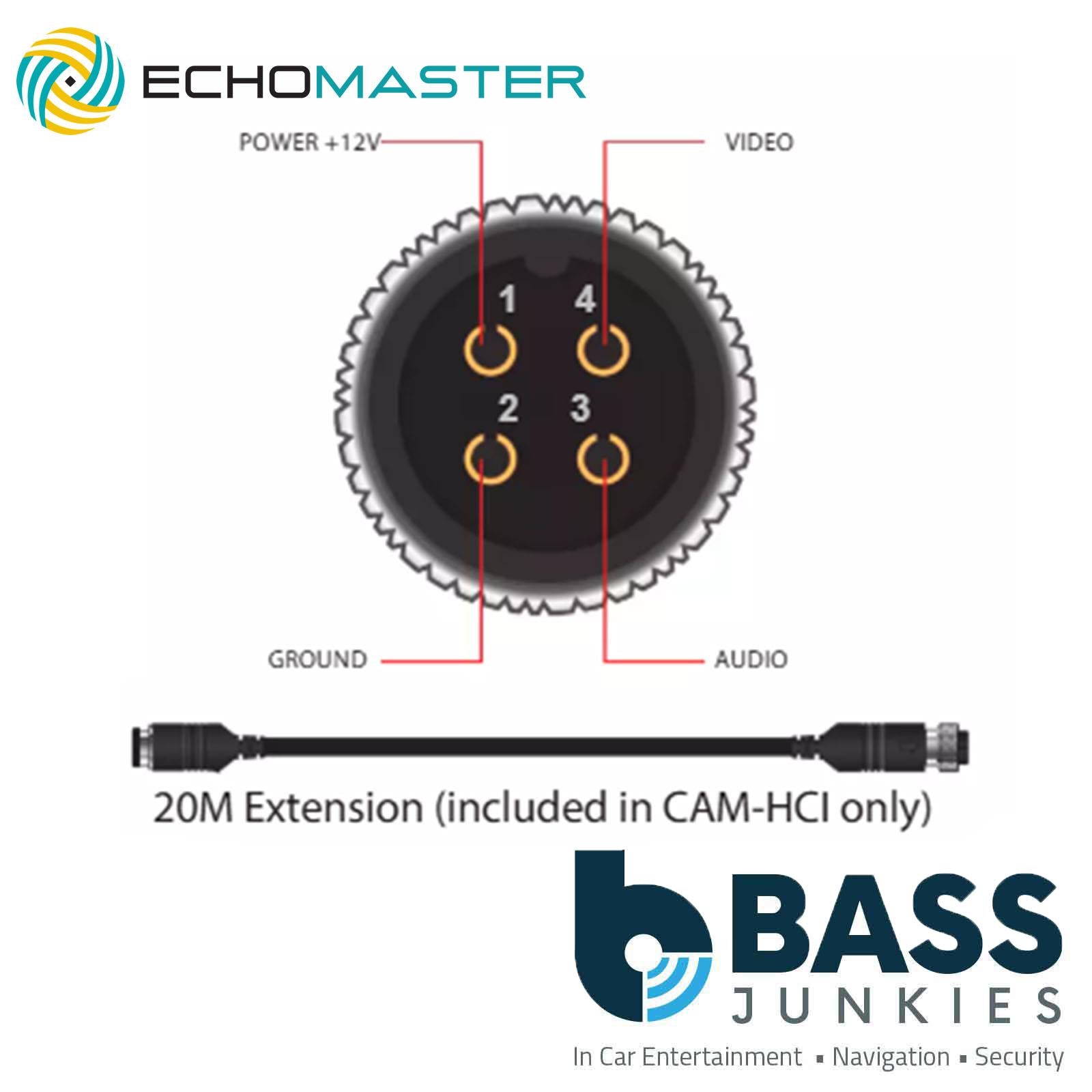 EchoMaster CAM-HCIC-P - 1/4” CCD Commercial Camera with Night Vision
