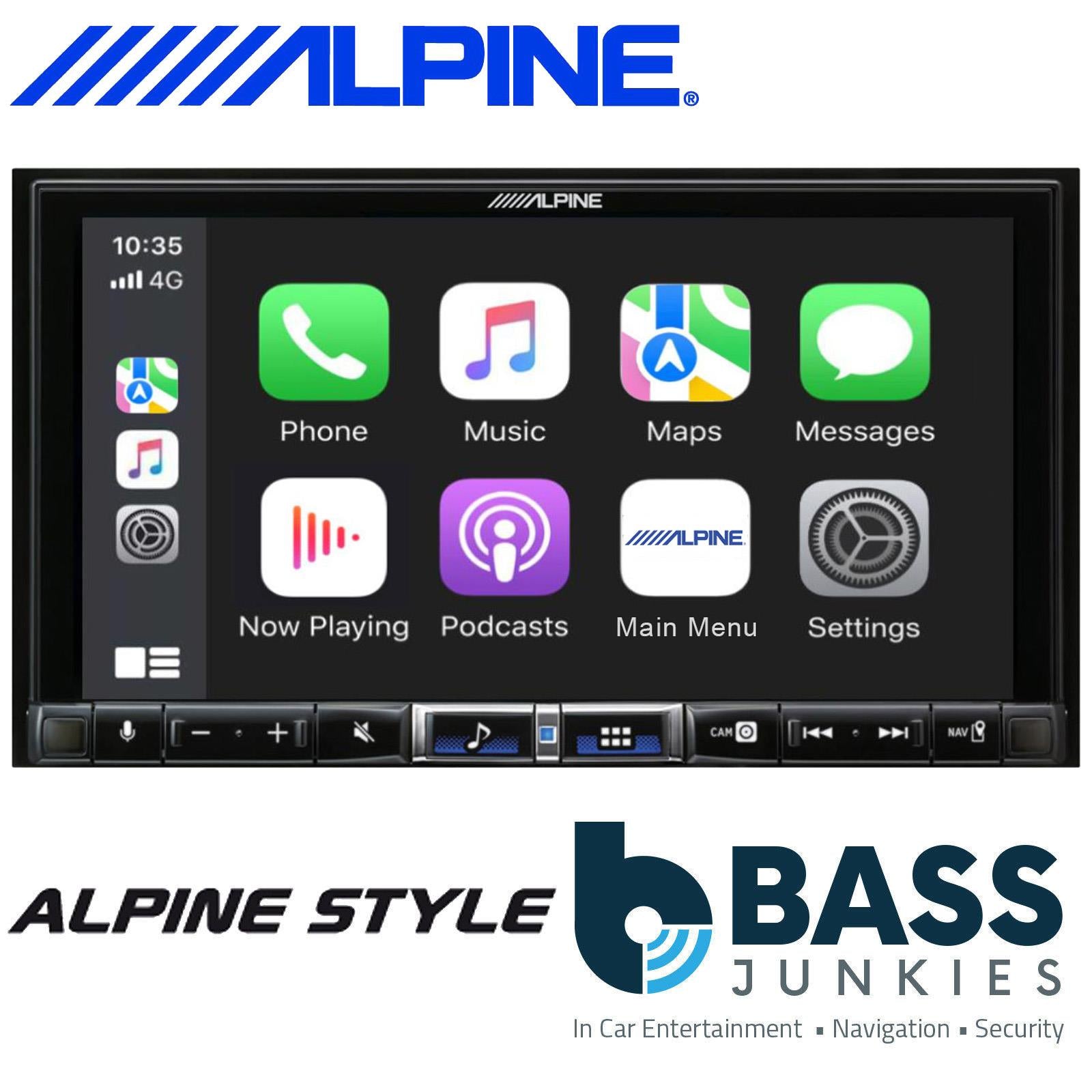 Alpine iLX-705D 7" DAB Bluetooth Apple CarPlay Android Mechless iPhone Stereo