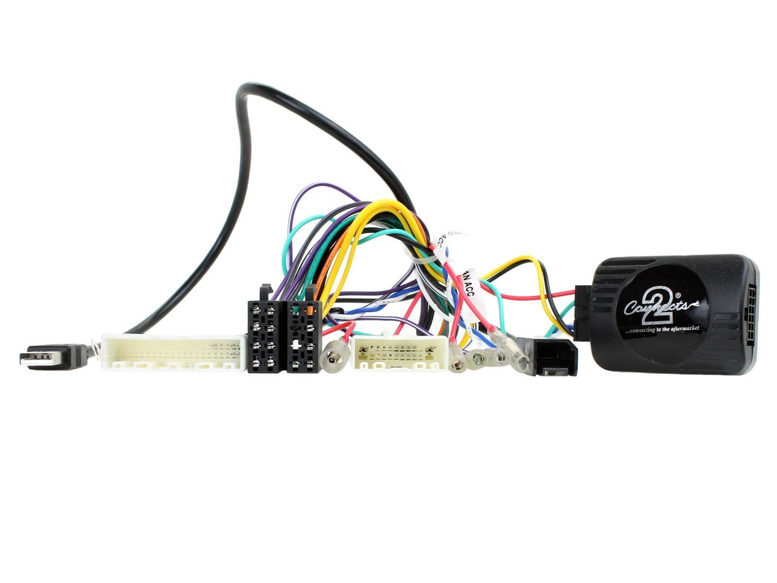 SONY DAB+ Apple | Android Double Din Stereo Fitting Kit + Steering Wheel Stalk Controls to fit Nissan Micra 2020-21